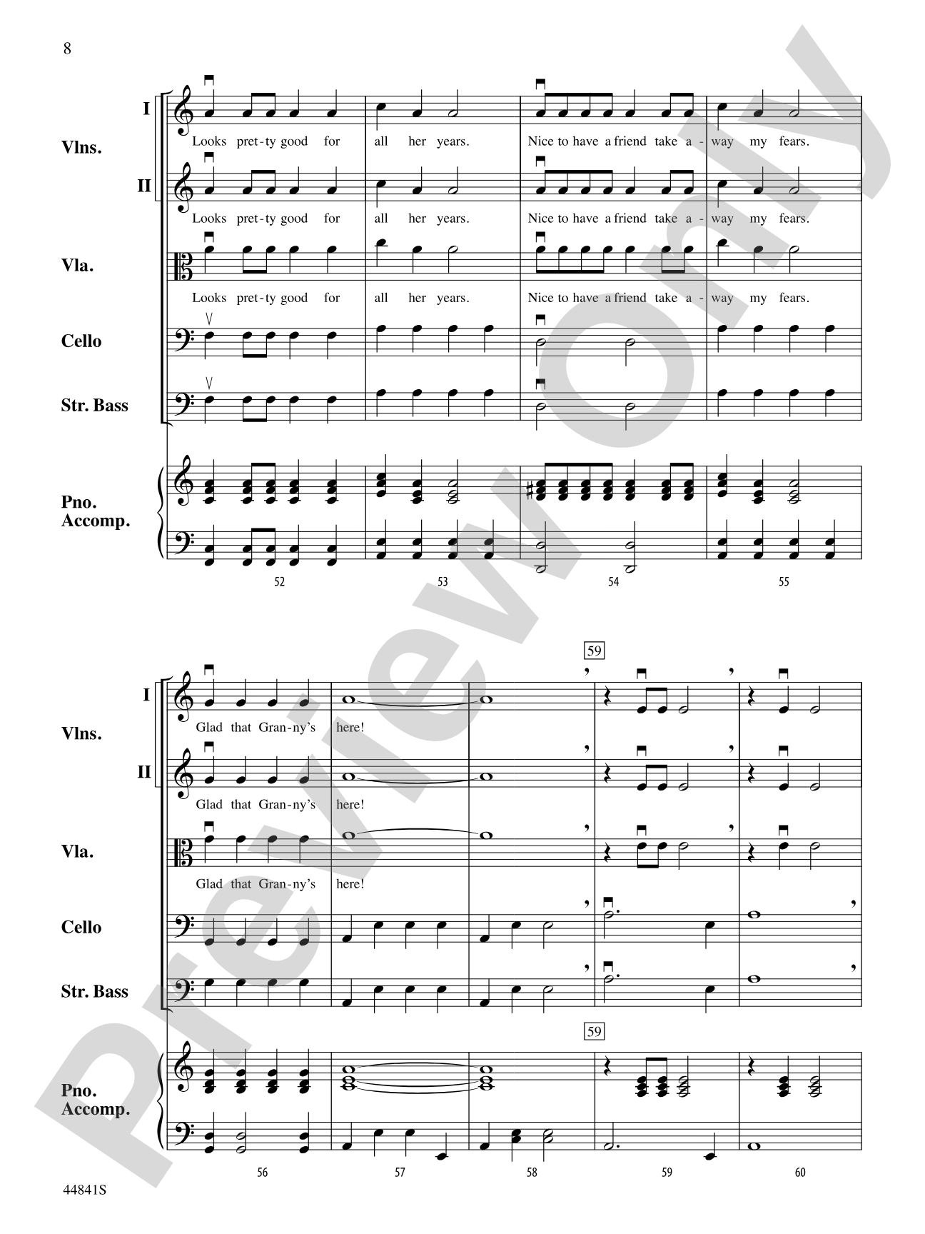 Ghost in the Living Room: String Orchestra Conductor Score & Parts