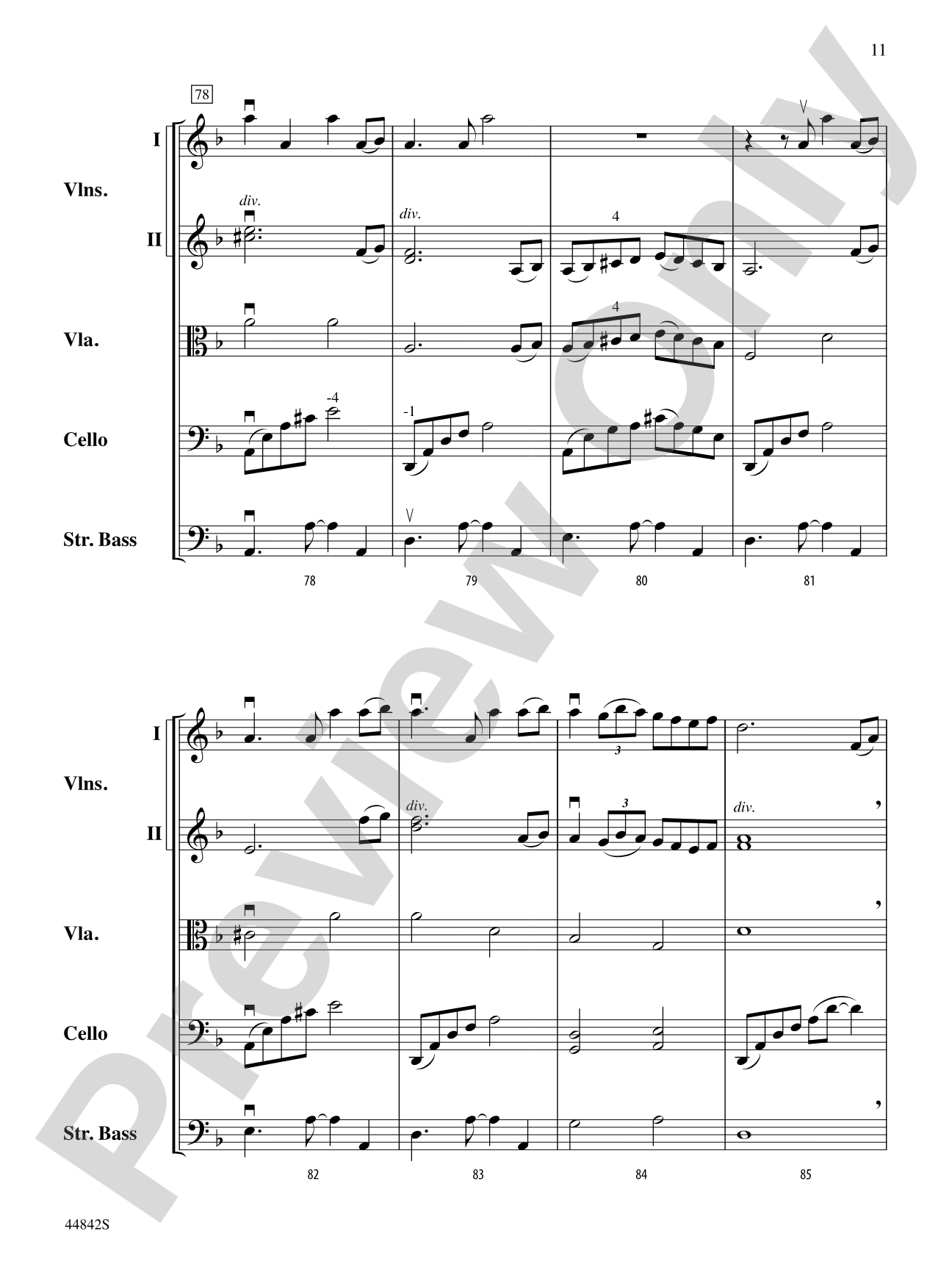 Russian Fantasy: String Orchestra Conductor Score & Parts