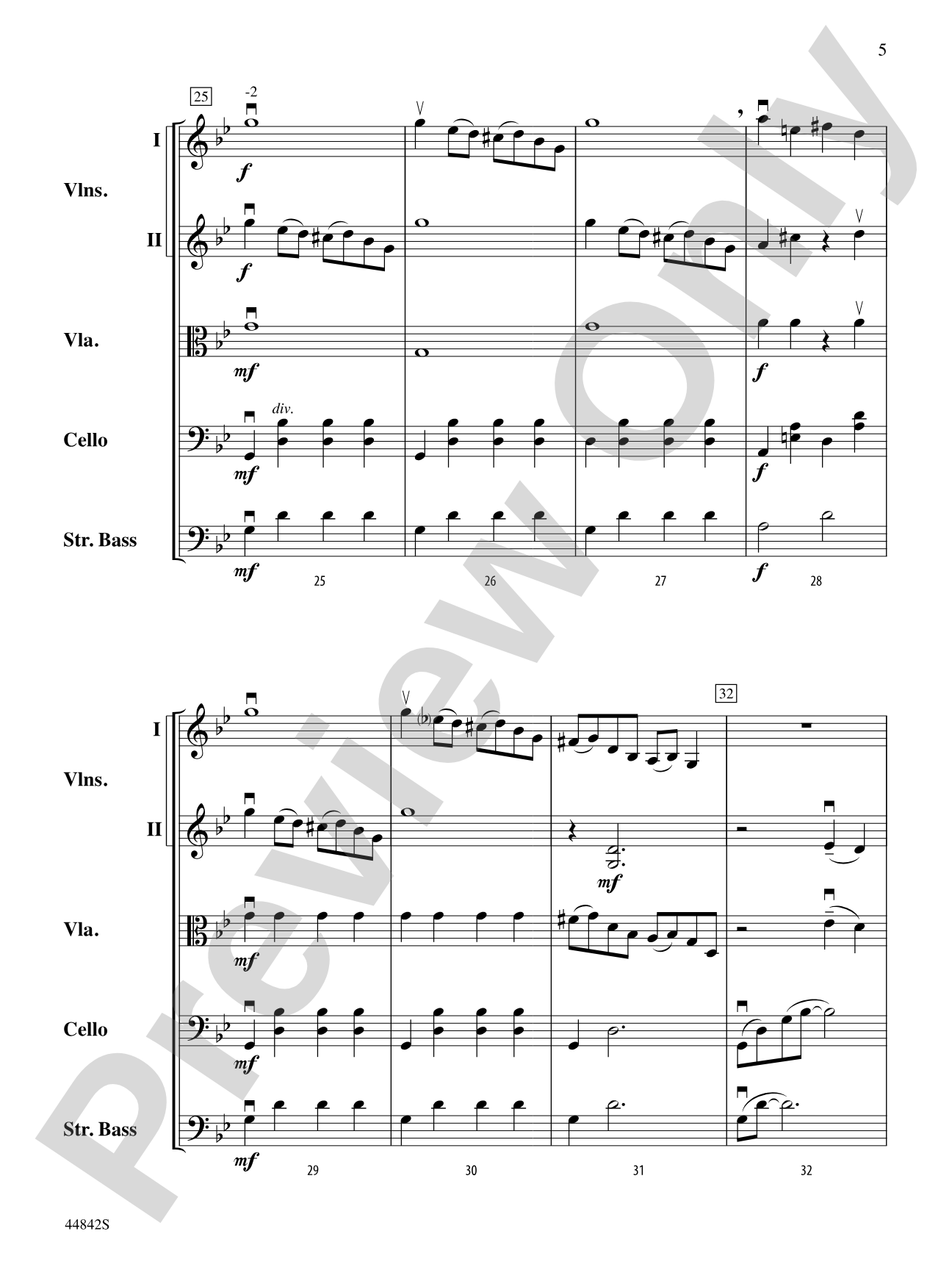 Russian Fantasy: String Orchestra Conductor Score & Parts