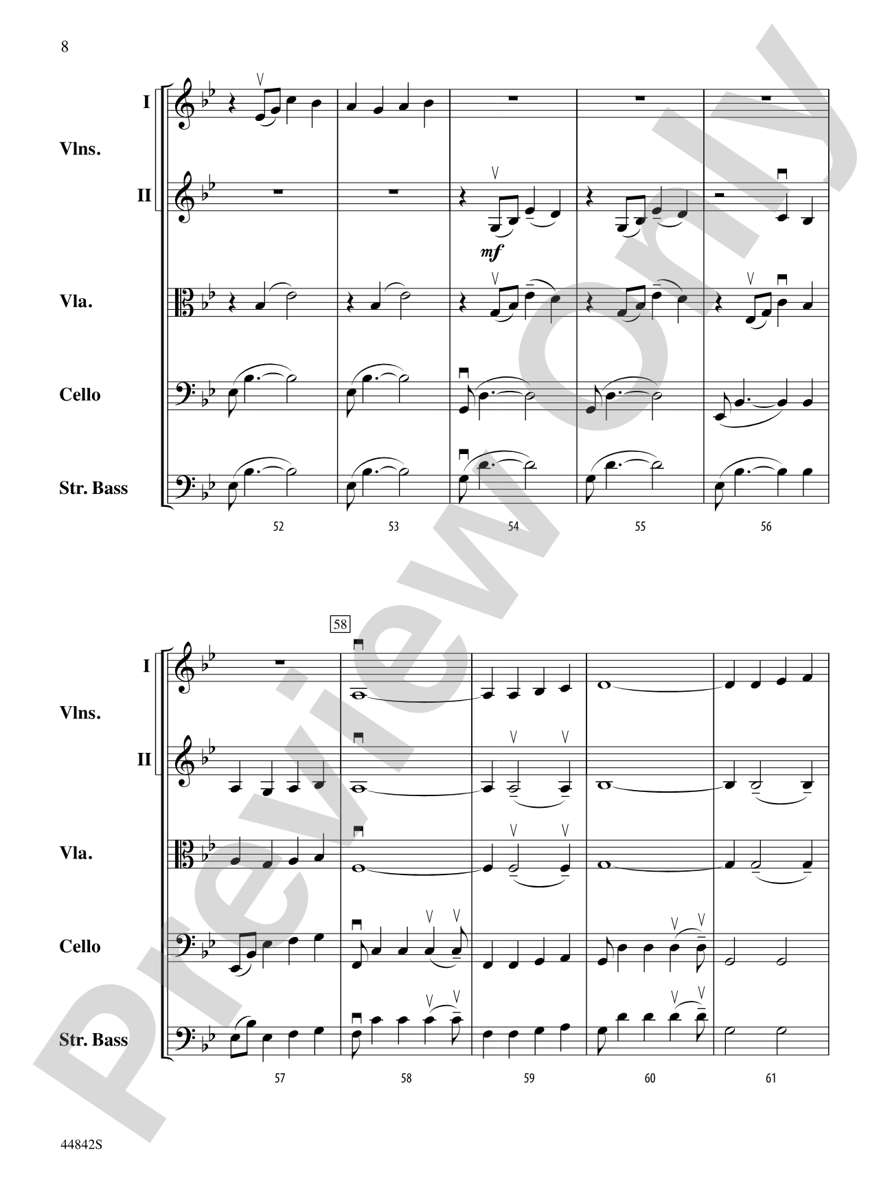 Russian Fantasy: String Orchestra Conductor Score & Parts