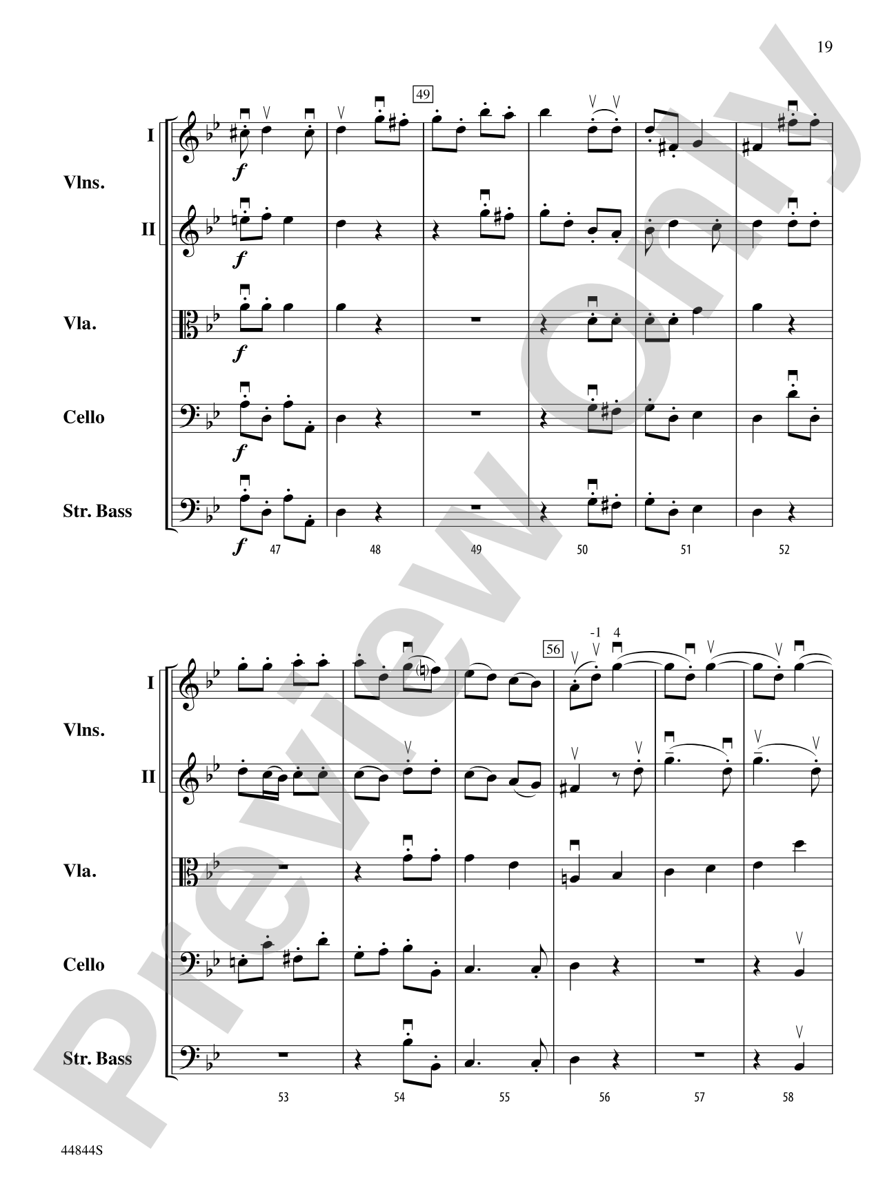 Concerto Grosso, Op. 6, No. 8: Score