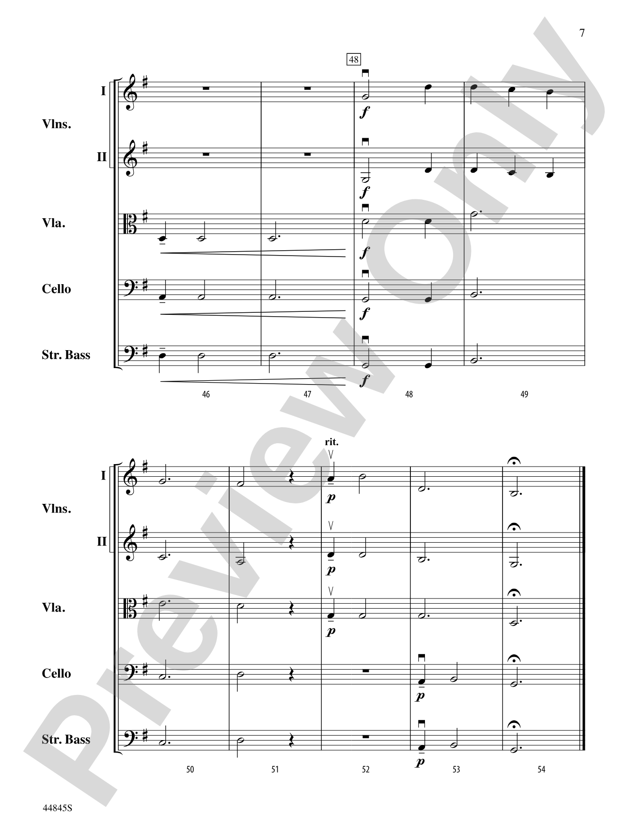 Yorktown: String Orchestra Conductor Score & Parts