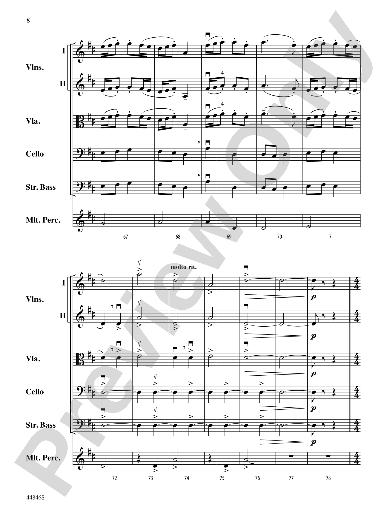 Bring a Torch, Jeanette, Isabella: String Orchestra Conductor Score & Parts