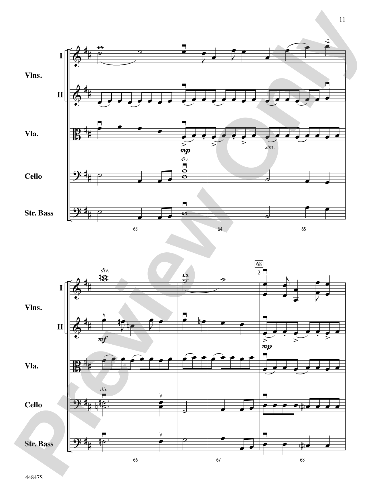Stone and Steel: String Orchestra Conductor Score & Parts