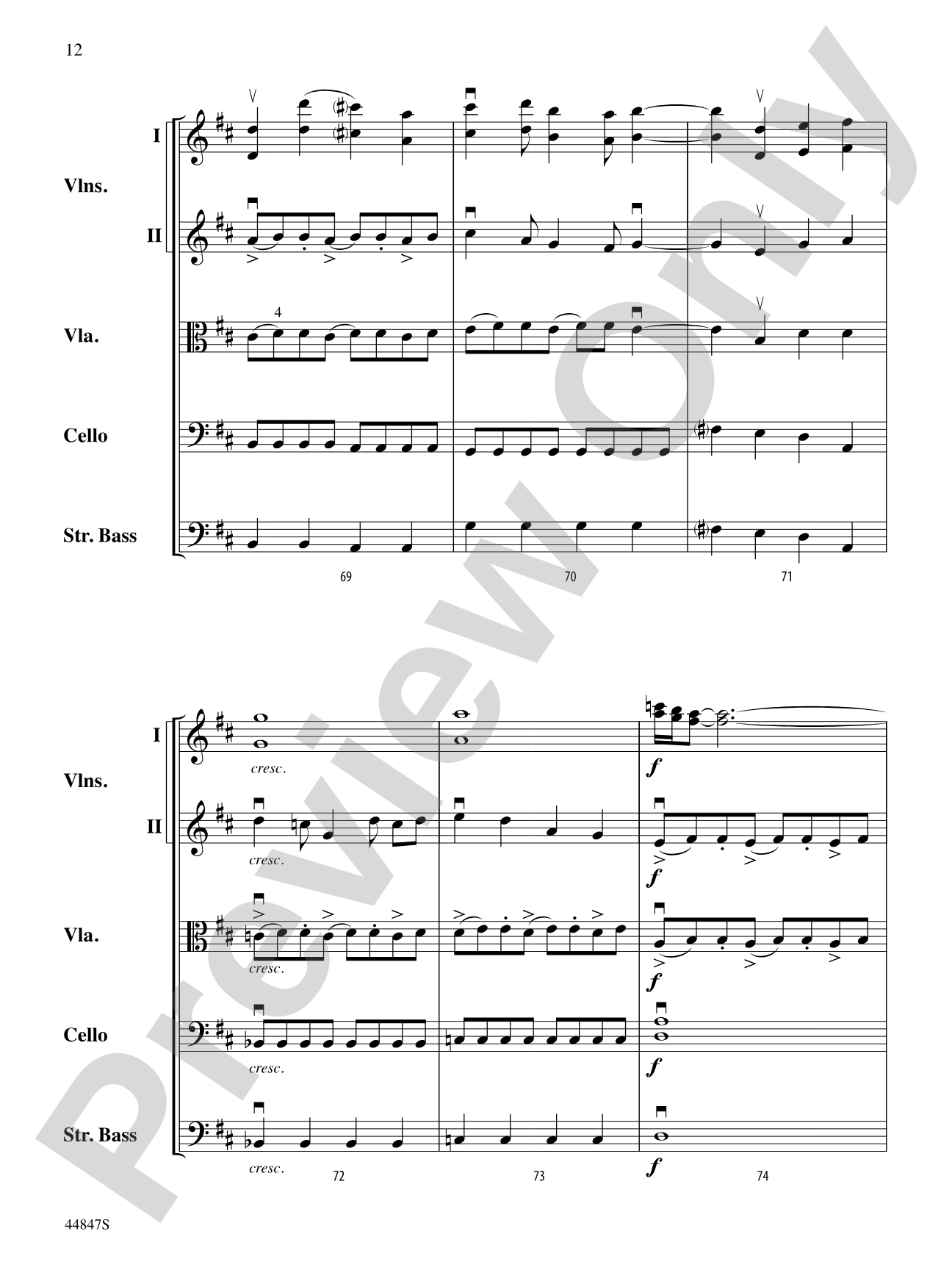 Stone and Steel: String Orchestra Conductor Score & Parts