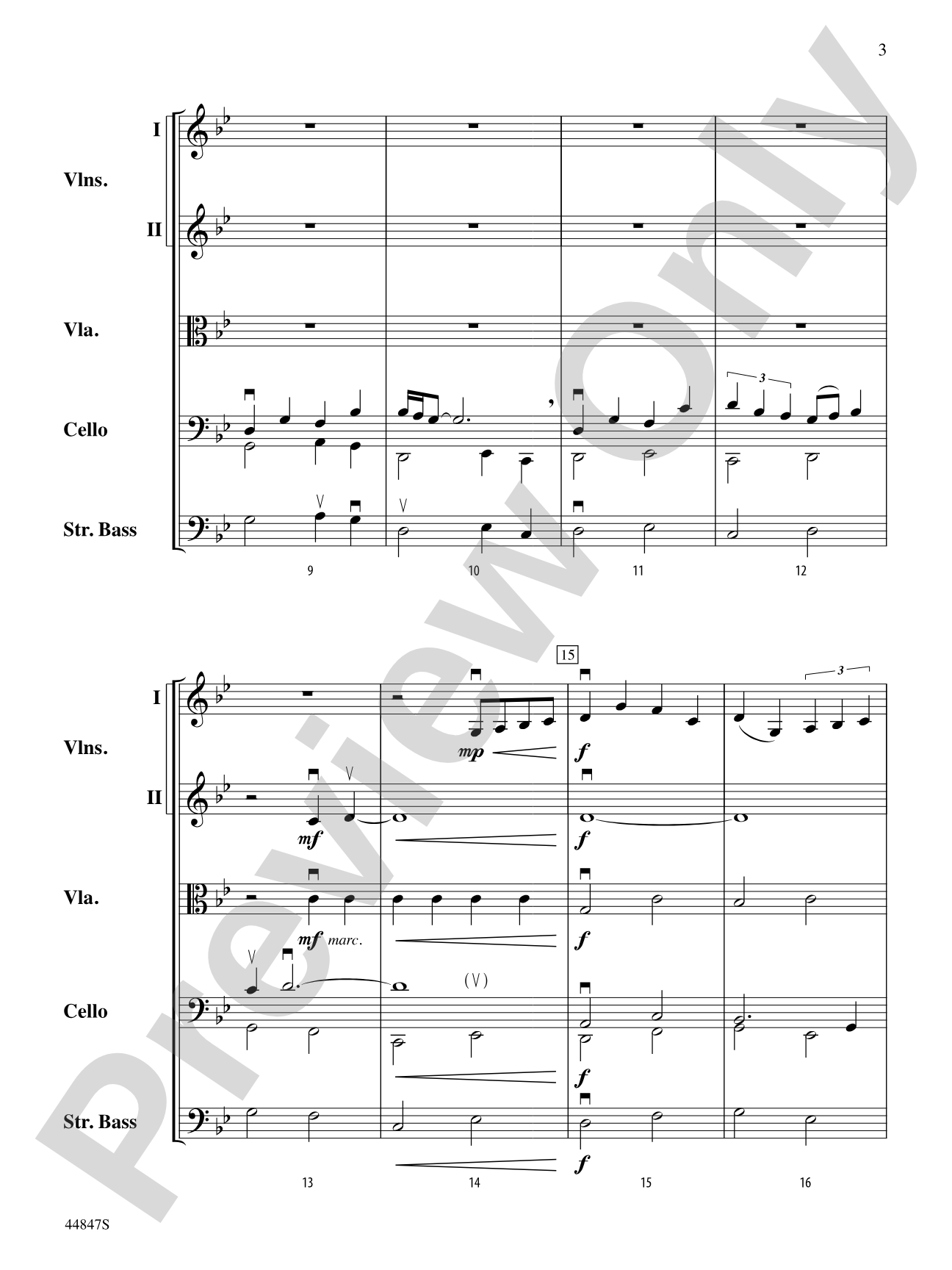 Stone and Steel: String Orchestra Conductor Score & Parts