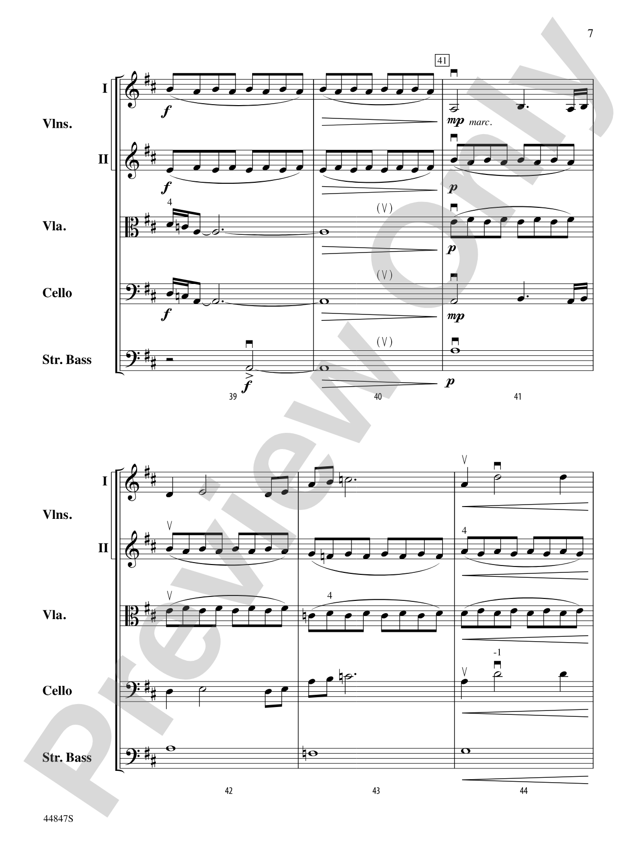Stone and Steel: String Orchestra Conductor Score & Parts