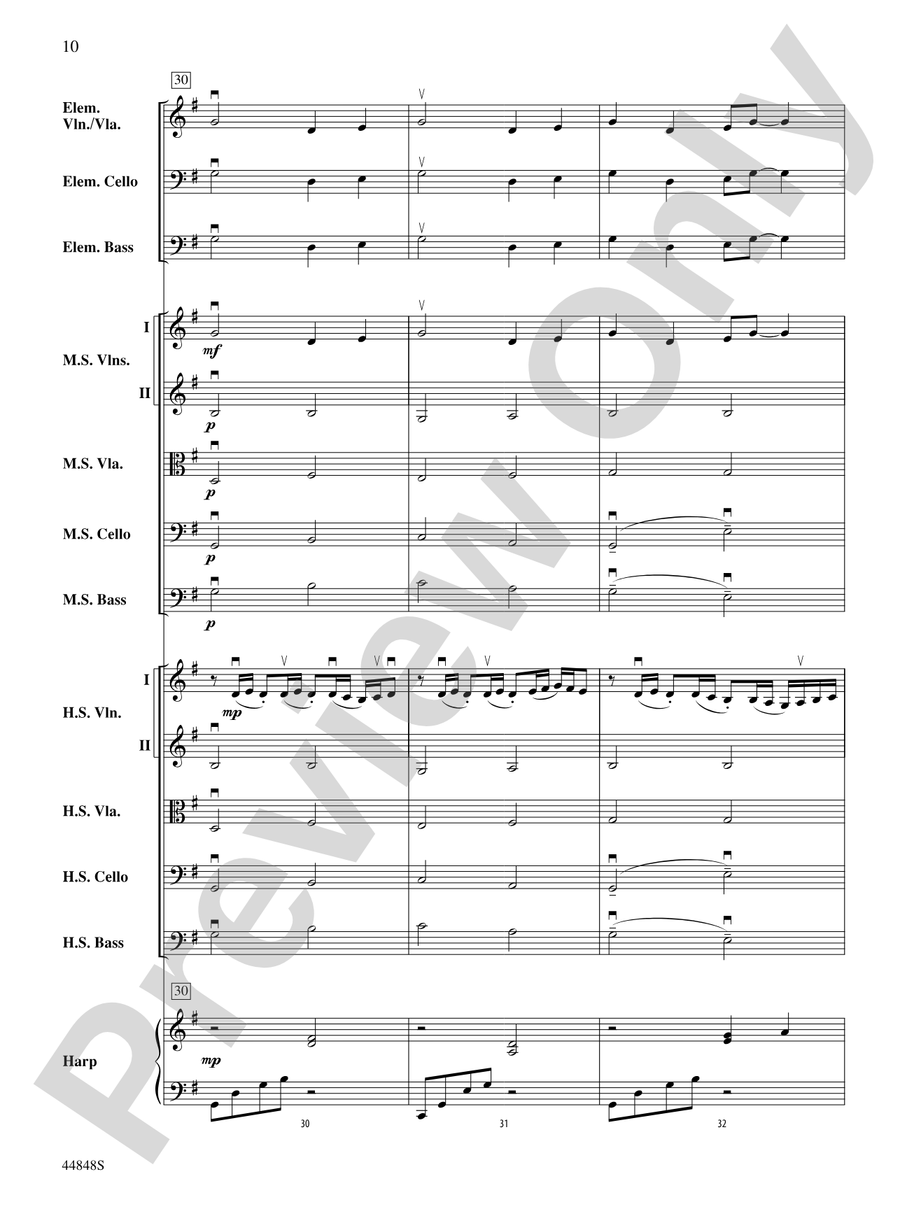A Festival Rondo: String Orchestra Conductor Score & Parts