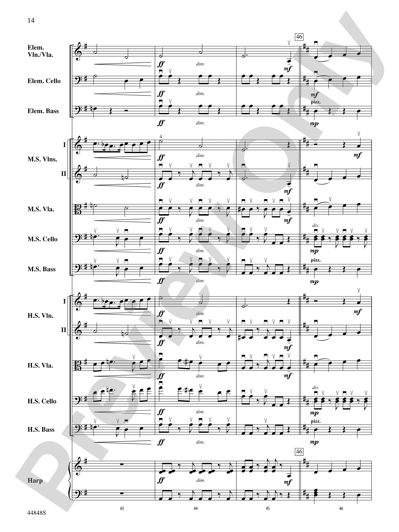 A Festival Rondo: String Orchestra Conductor Score & Parts
