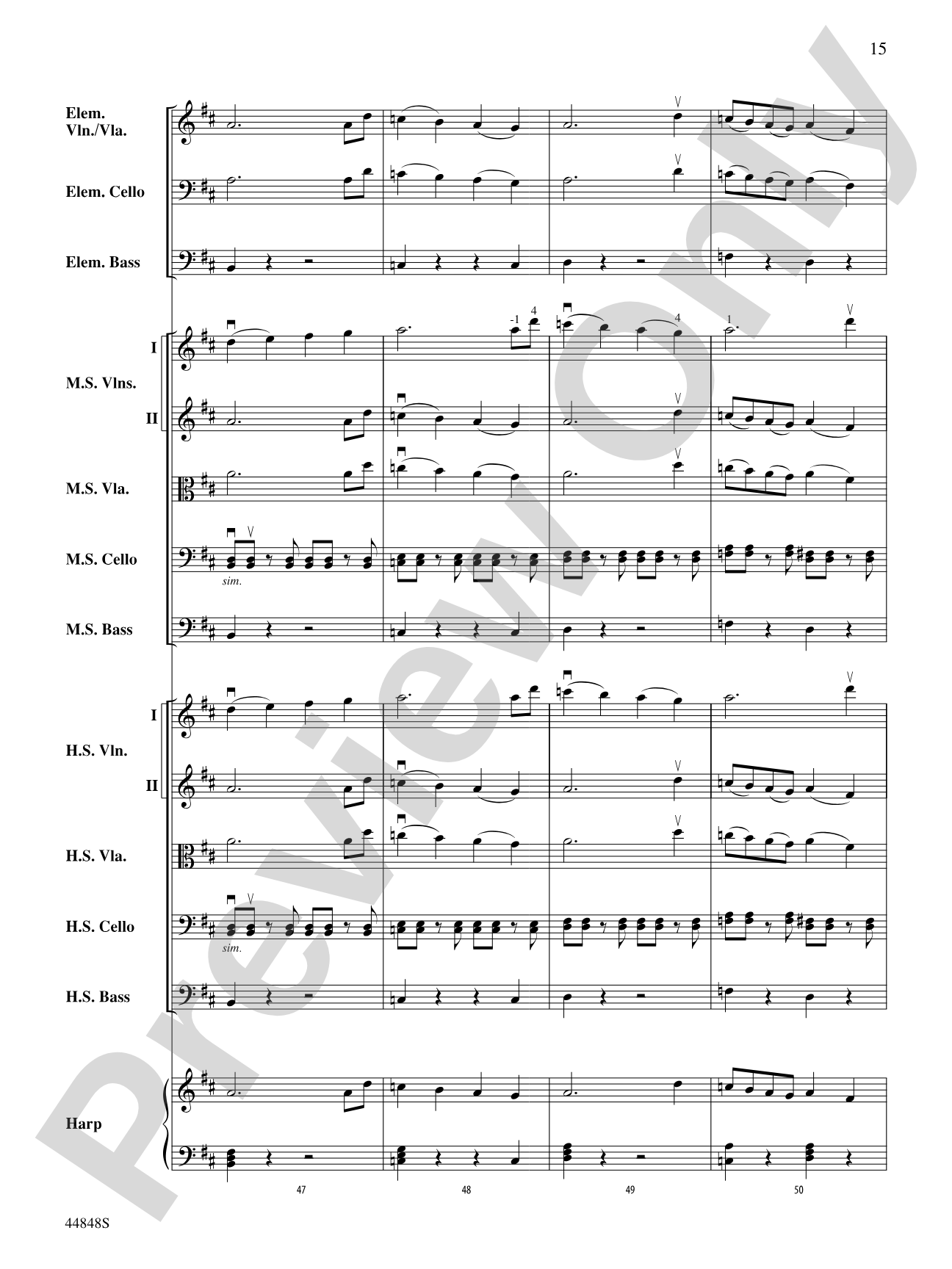 A Festival Rondo: String Orchestra Conductor Score & Parts