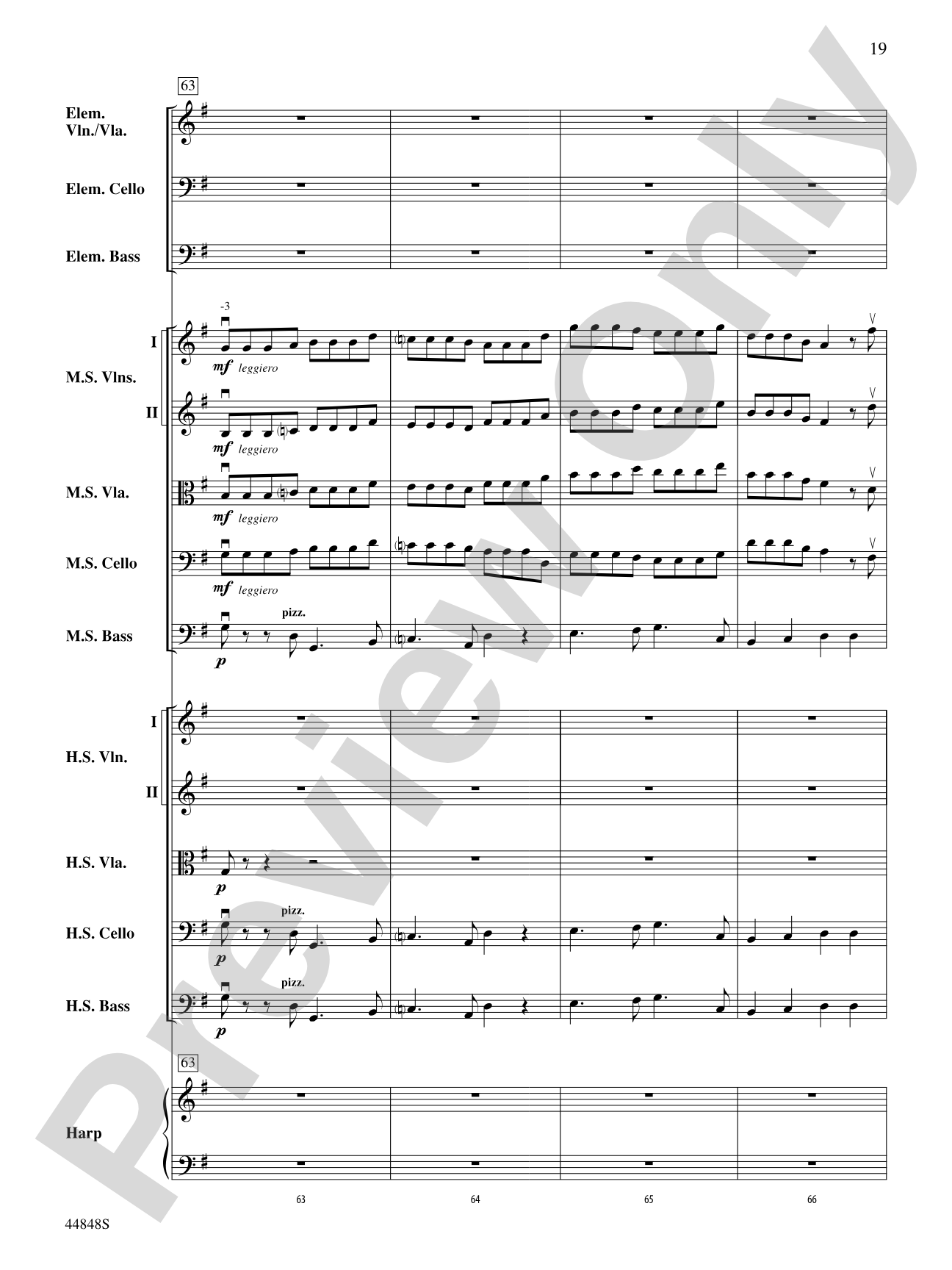 A Festival Rondo: String Orchestra Conductor Score & Parts