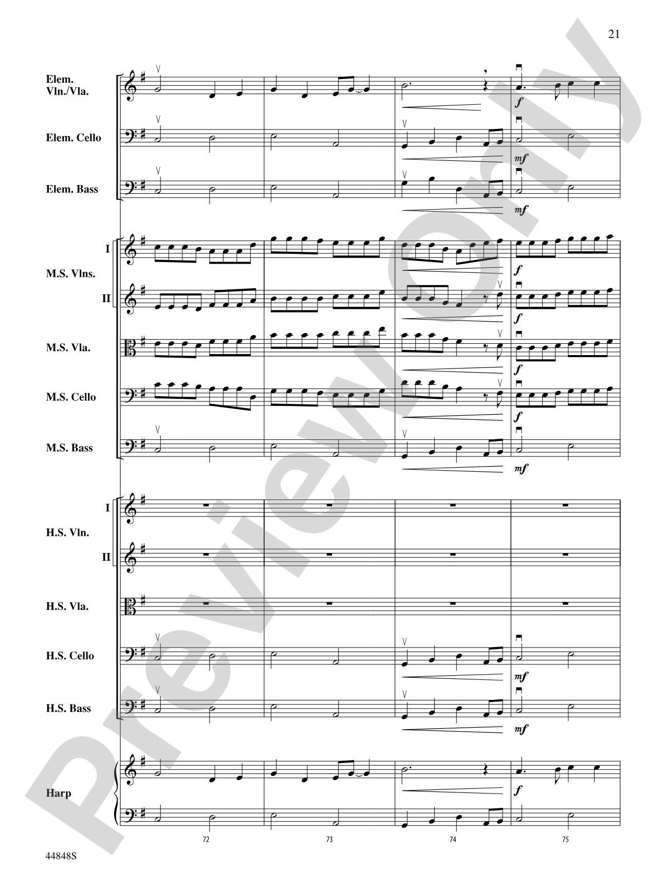 A Festival Rondo: String Orchestra Conductor Score & Parts