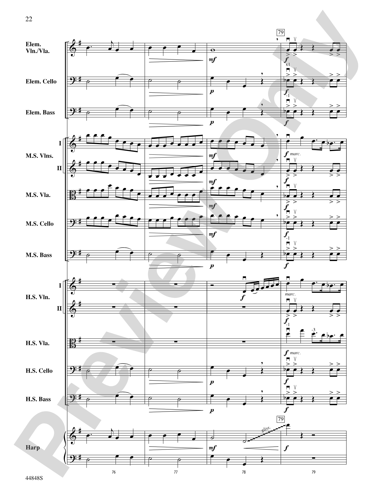 A Festival Rondo: String Orchestra Conductor Score & Parts