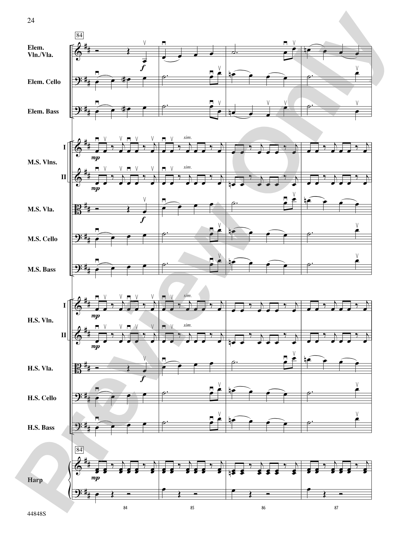 A Festival Rondo: String Orchestra Conductor Score & Parts