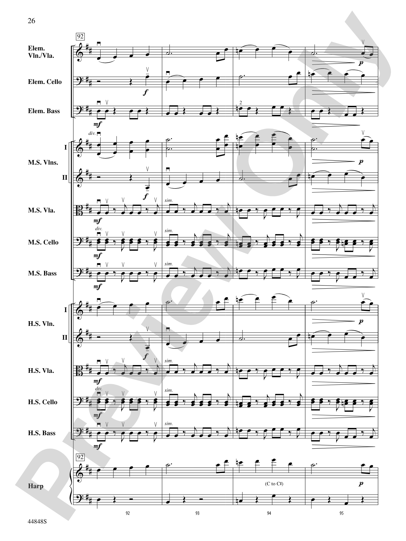A Festival Rondo: String Orchestra Conductor Score & Parts