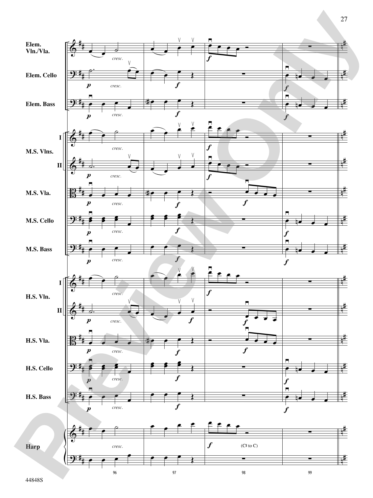 A Festival Rondo: String Orchestra Conductor Score & Parts
