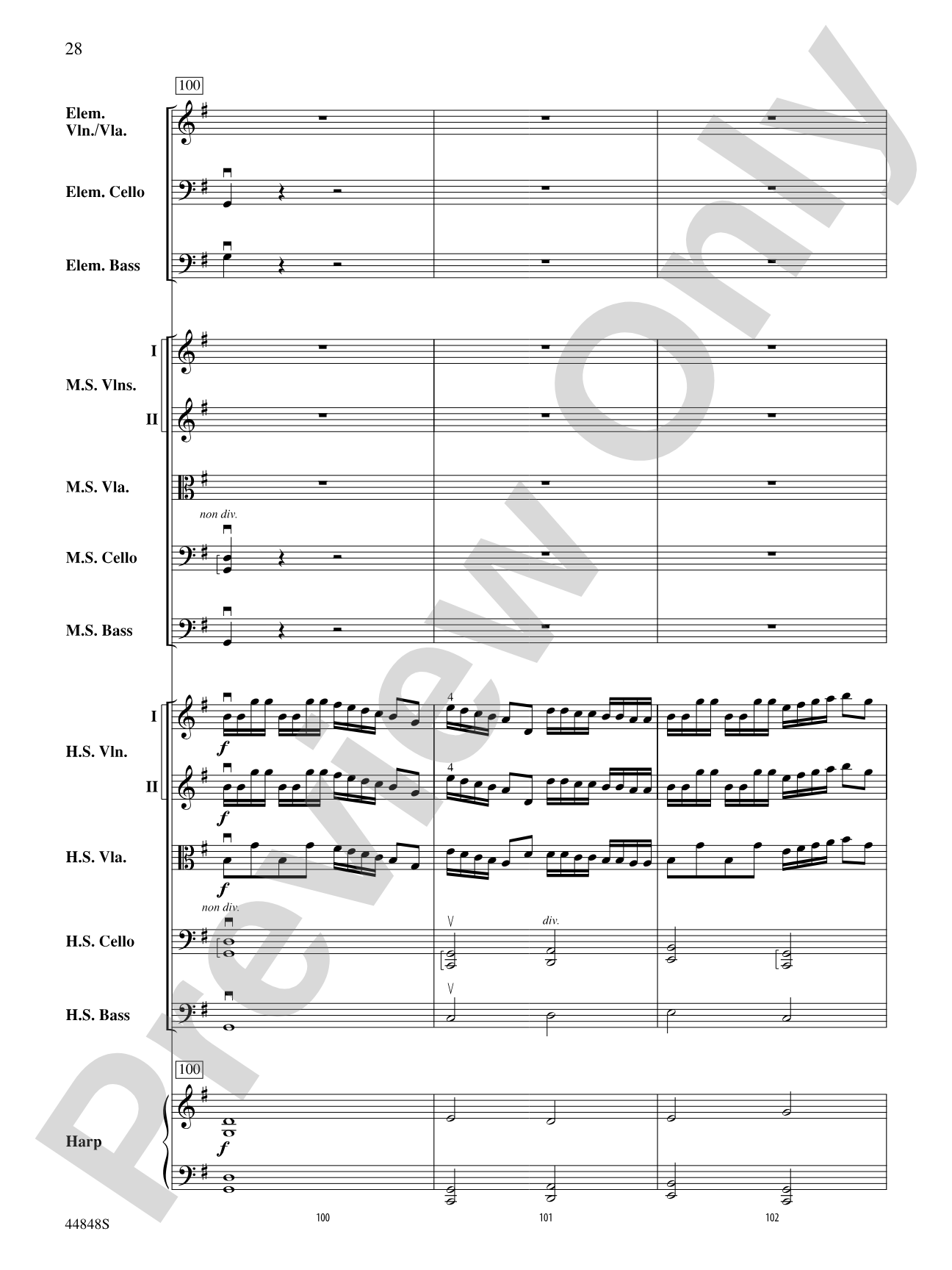 A Festival Rondo: String Orchestra Conductor Score & Parts