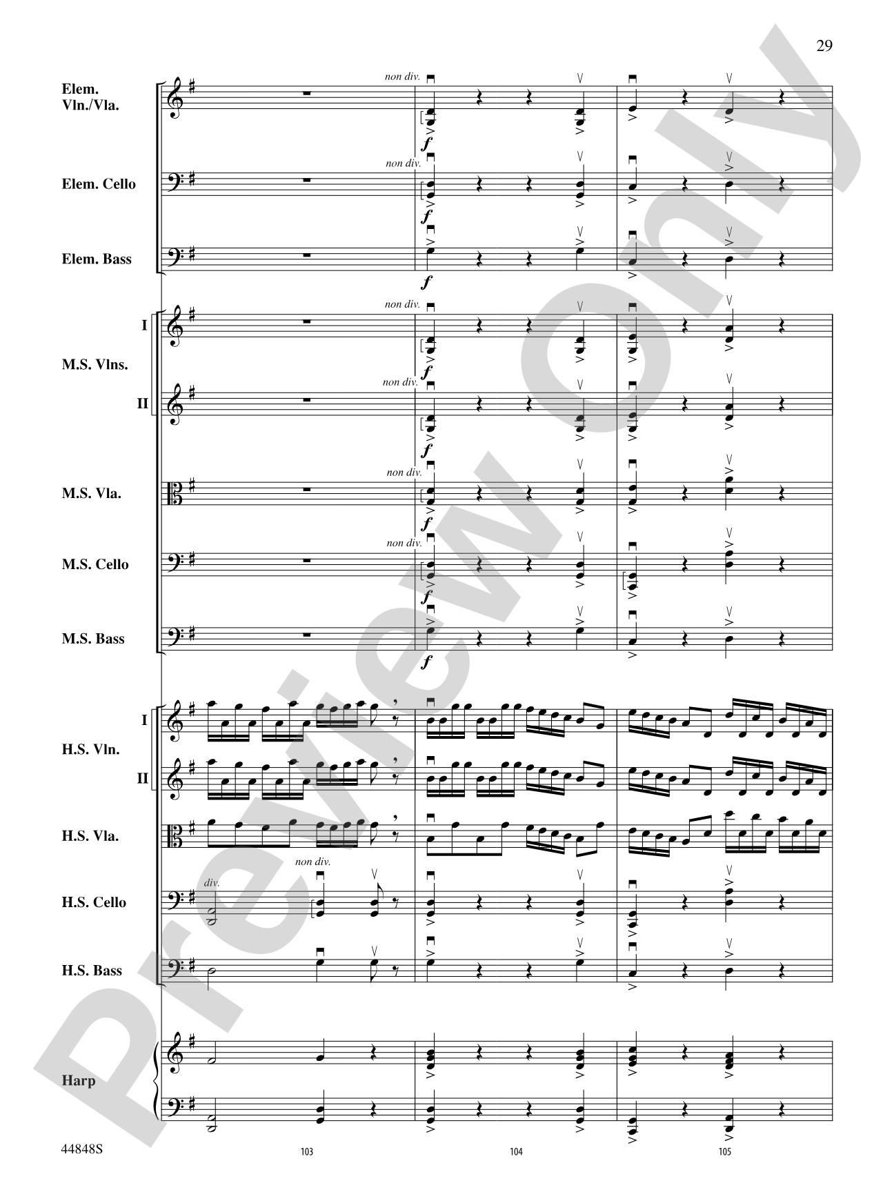 A Festival Rondo: String Orchestra Conductor Score & Parts
