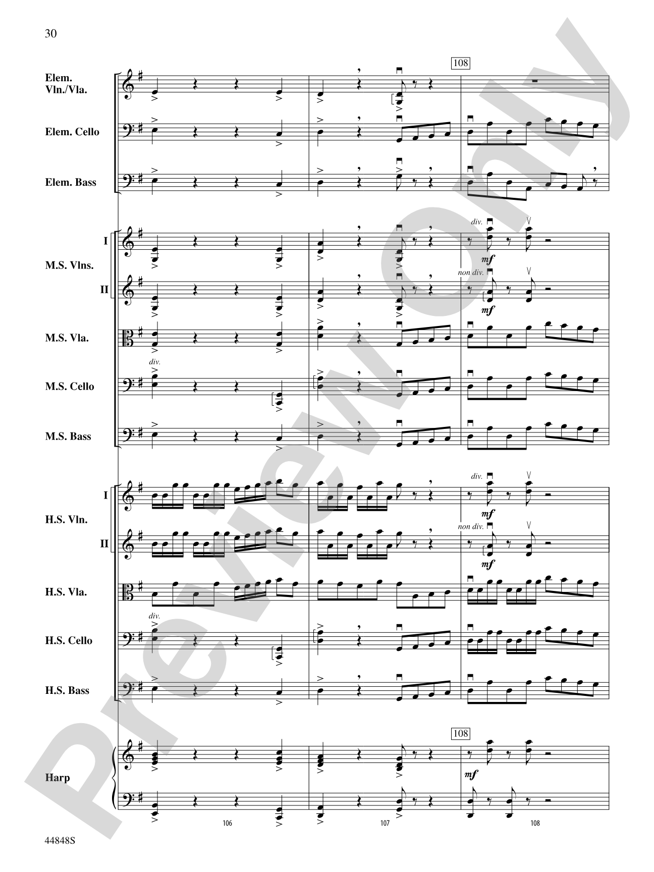 A Festival Rondo: String Orchestra Conductor Score & Parts