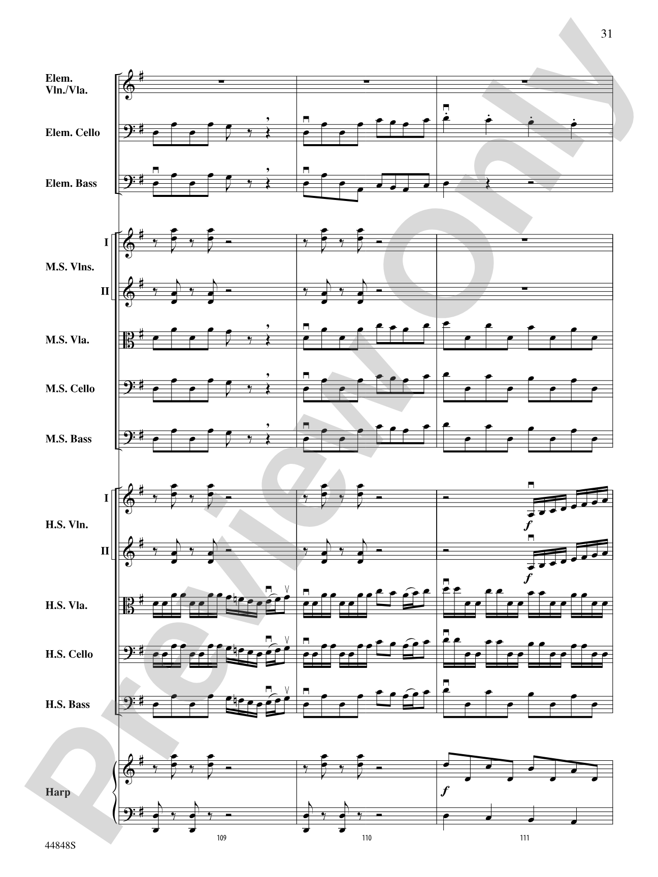 A Festival Rondo: String Orchestra Conductor Score & Parts