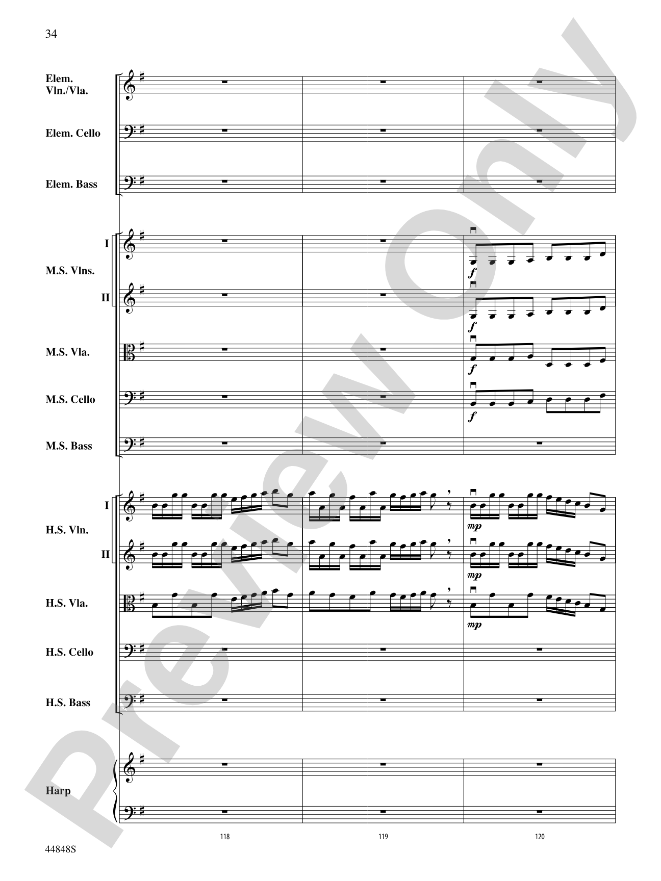 A Festival Rondo: String Orchestra Conductor Score & Parts