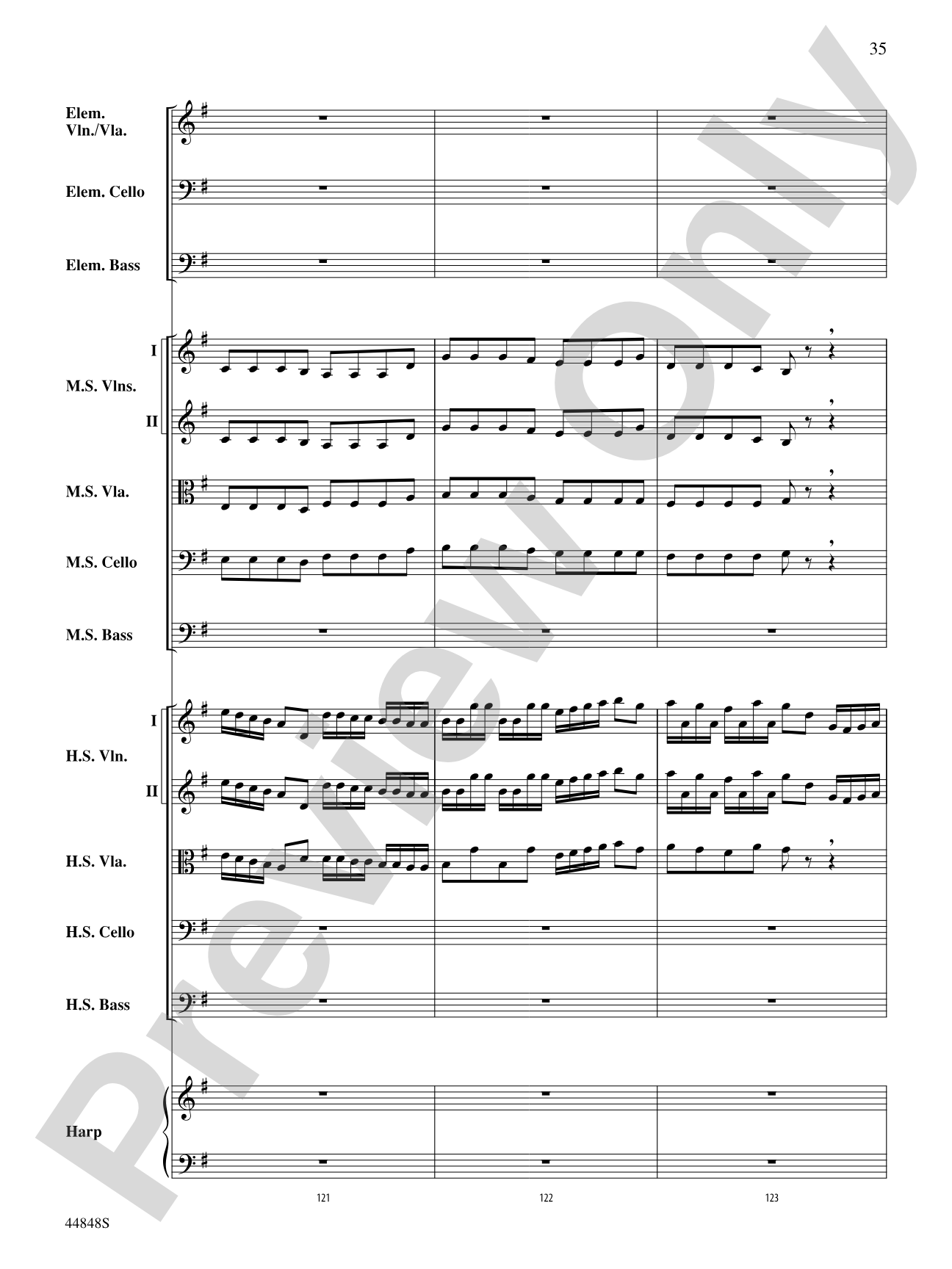 A Festival Rondo: String Orchestra Conductor Score & Parts