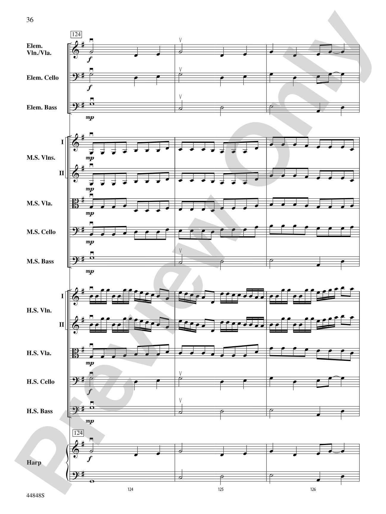 A Festival Rondo: String Orchestra Conductor Score & Parts