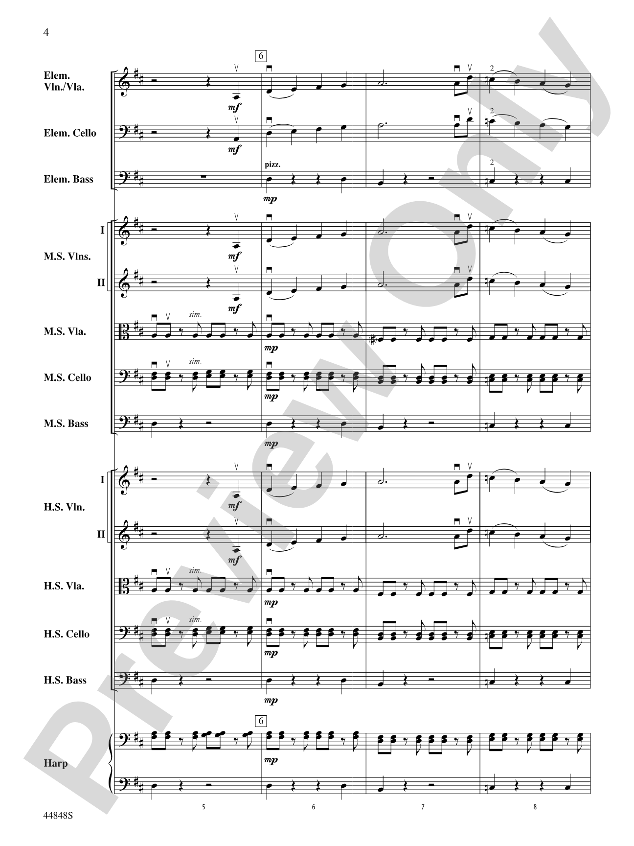 A Festival Rondo: String Orchestra Conductor Score & Parts