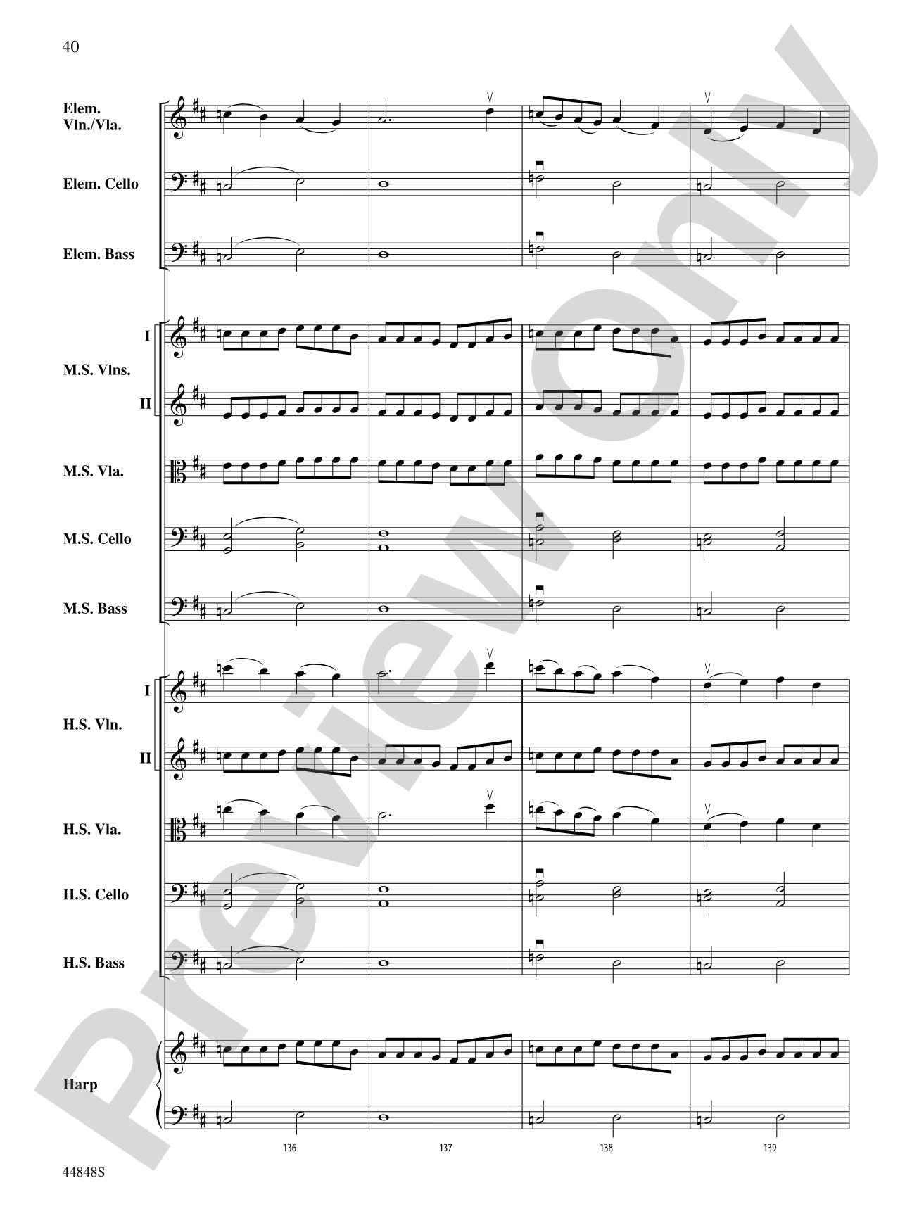 A Festival Rondo: String Orchestra Conductor Score & Parts