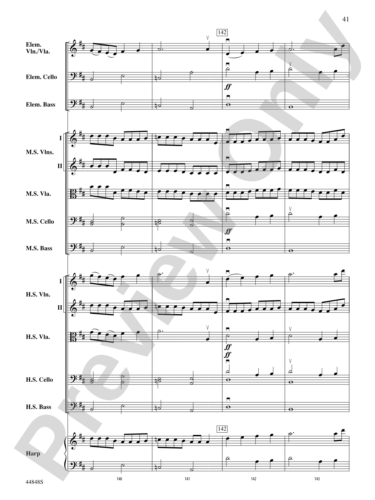 A Festival Rondo: String Orchestra Conductor Score & Parts