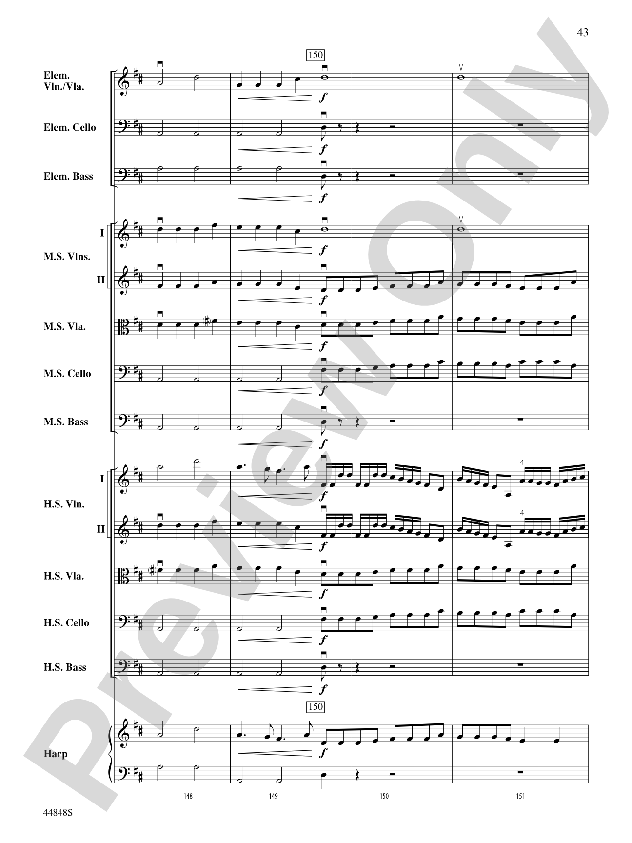 A Festival Rondo: String Orchestra Conductor Score & Parts