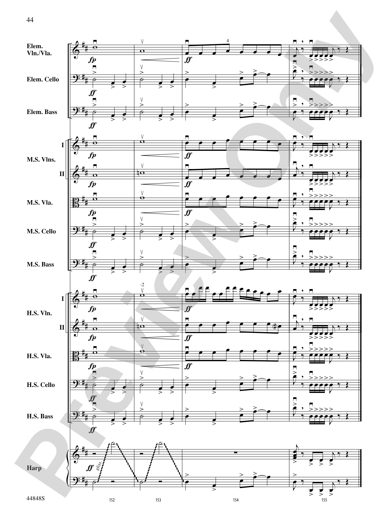 A Festival Rondo: String Orchestra Conductor Score & Parts