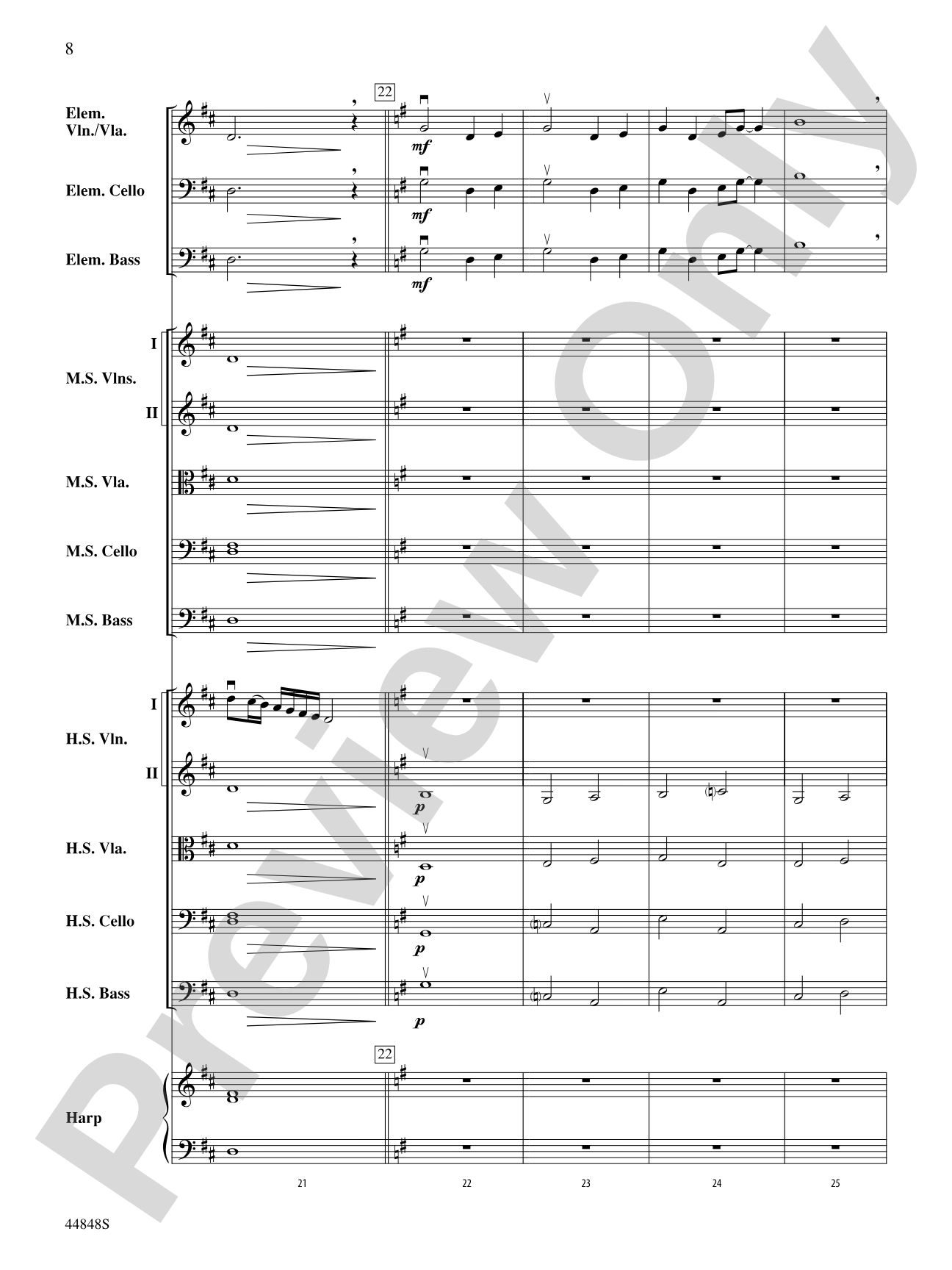 A Festival Rondo: String Orchestra Conductor Score & Parts