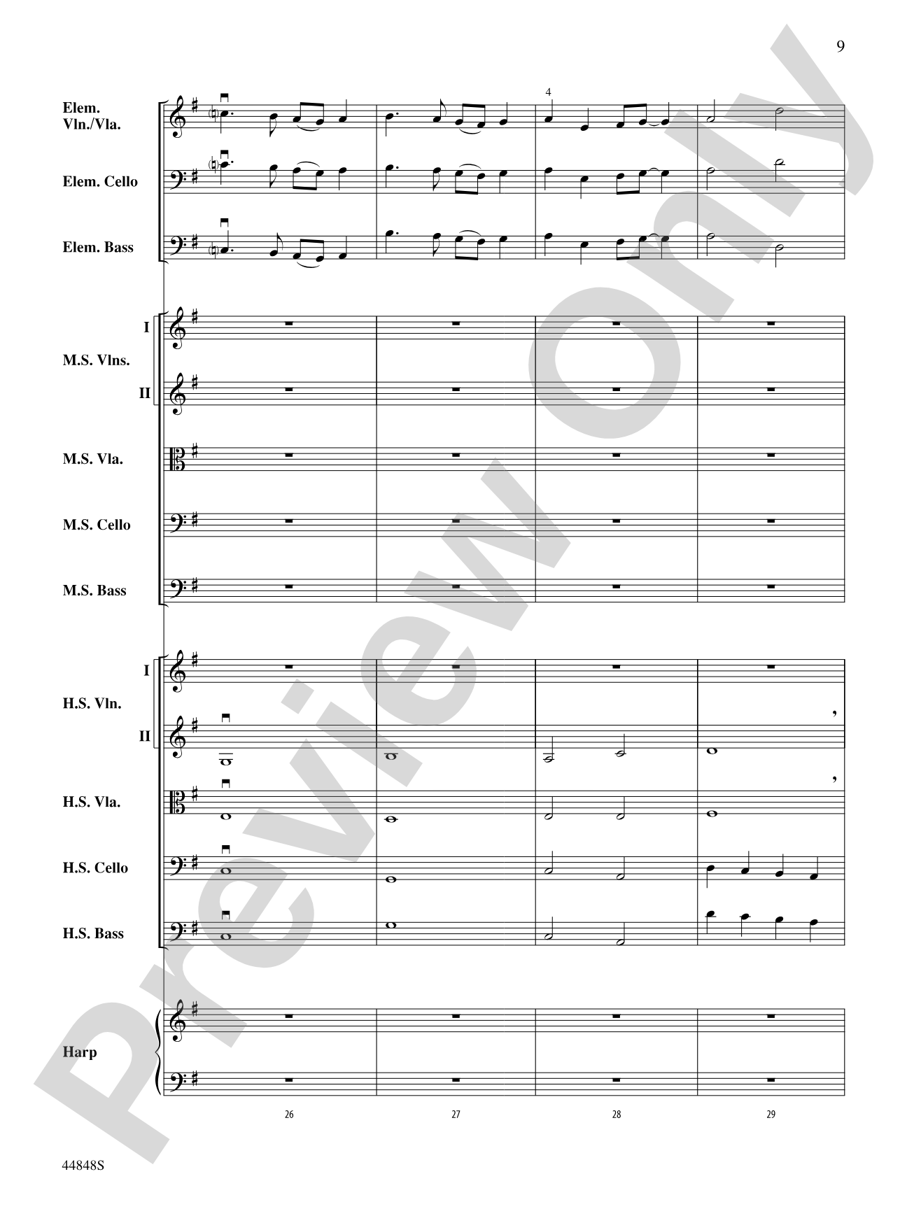 A Festival Rondo: String Orchestra Conductor Score & Parts