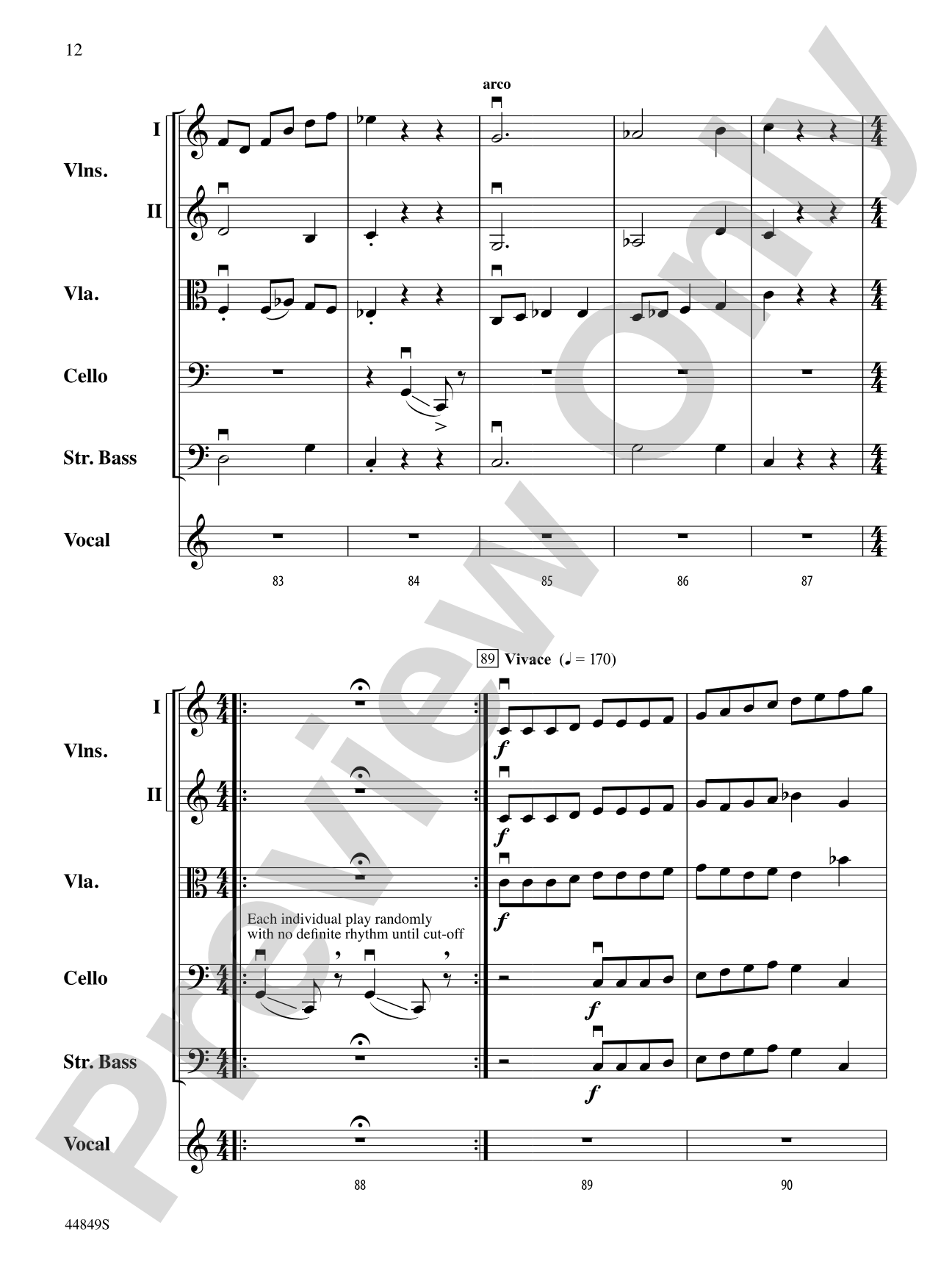 The Sound of a Sound: String Orchestra Conductor Score & Parts