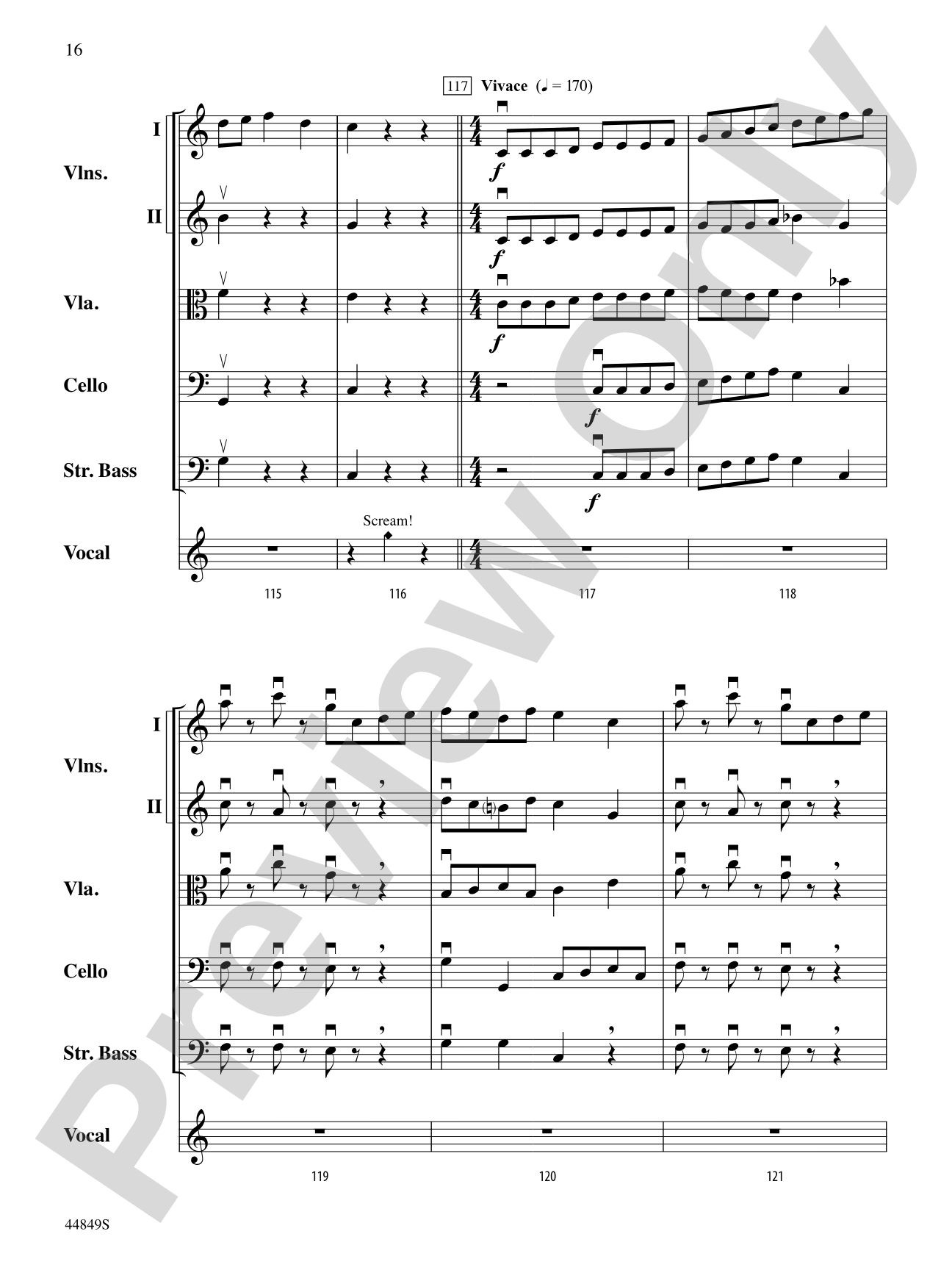 The Sound of a Sound: String Orchestra Conductor Score & Parts