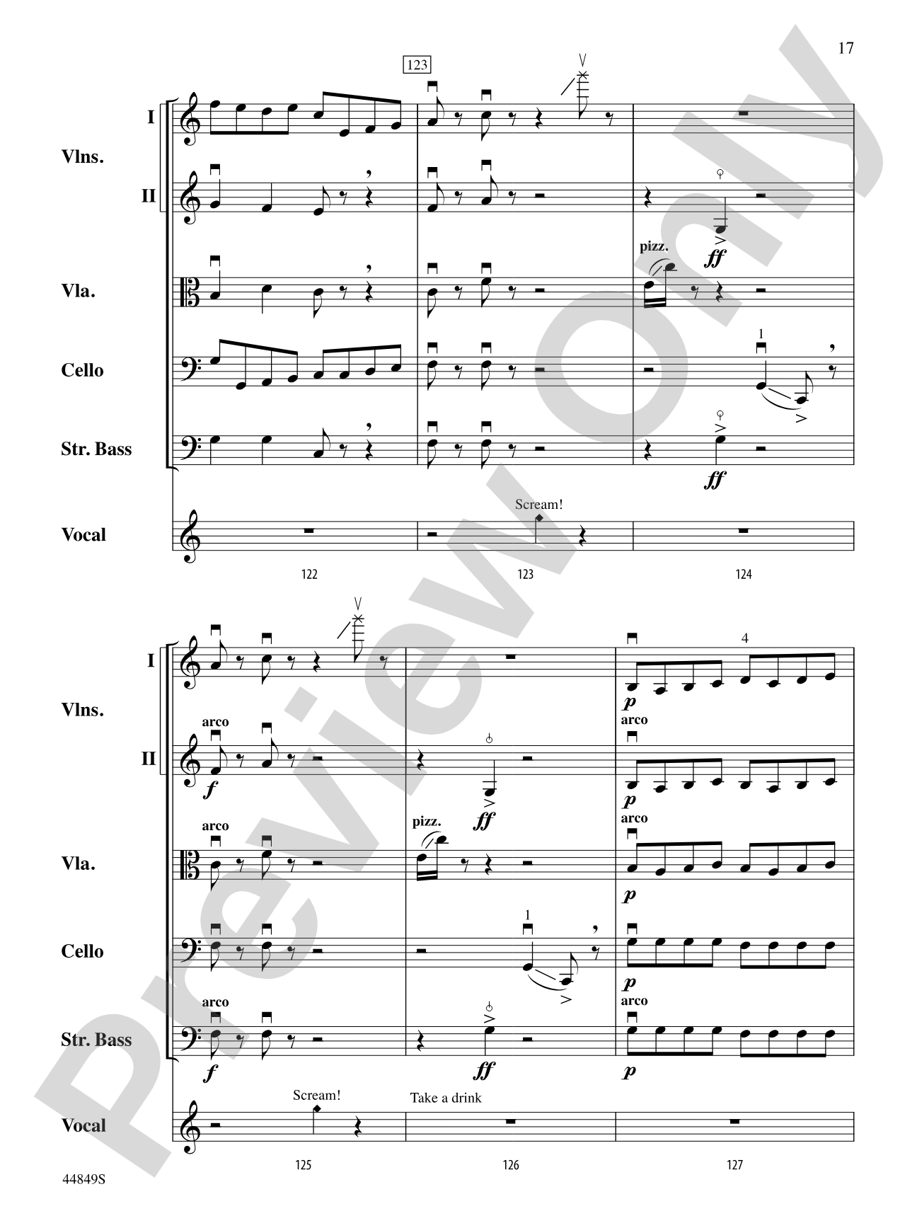 The Sound of a Sound: String Orchestra Conductor Score & Parts