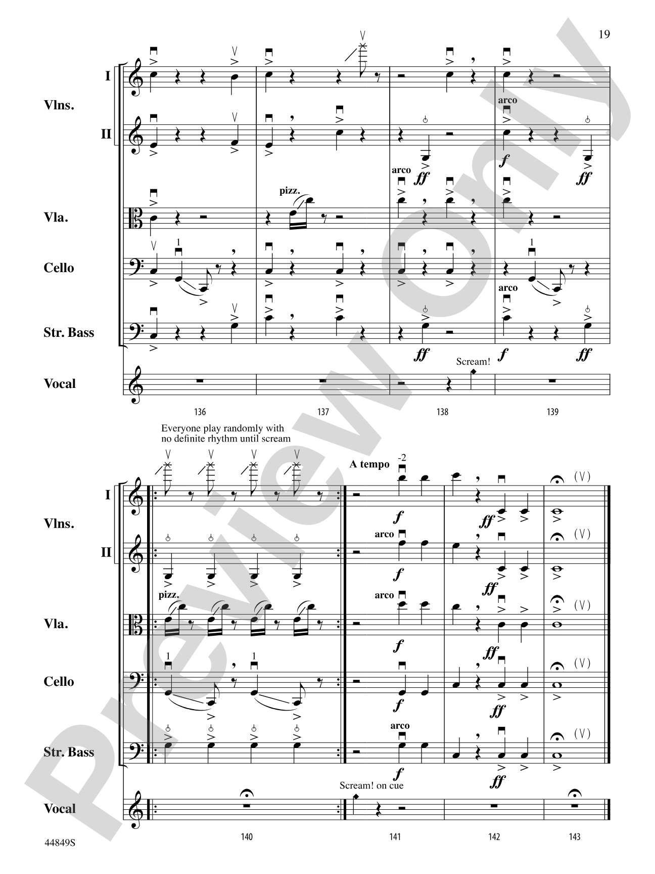 The Sound of a Sound: String Orchestra Conductor Score & Parts