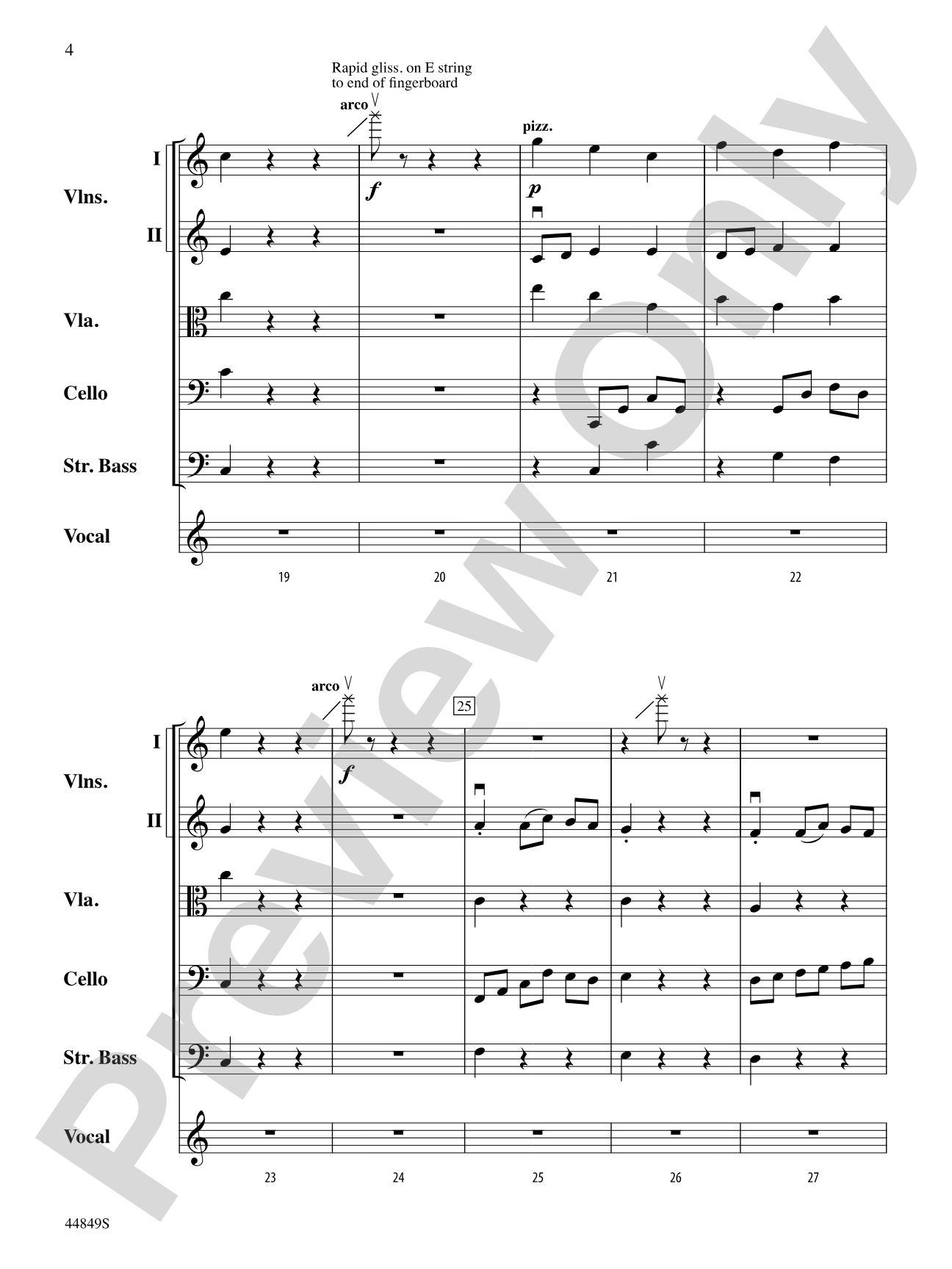 The Sound of a Sound: String Orchestra Conductor Score & Parts