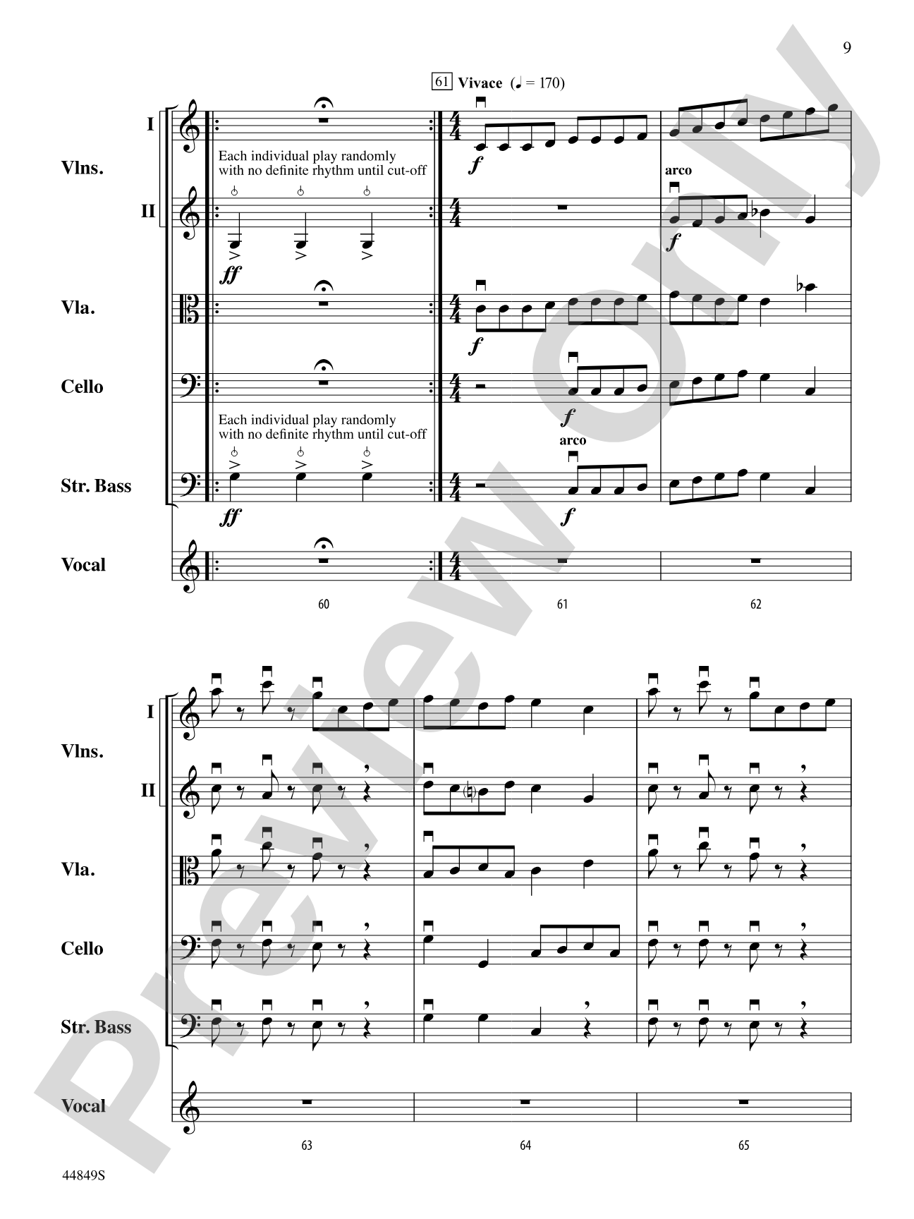 The Sound of a Sound: String Orchestra Conductor Score & Parts