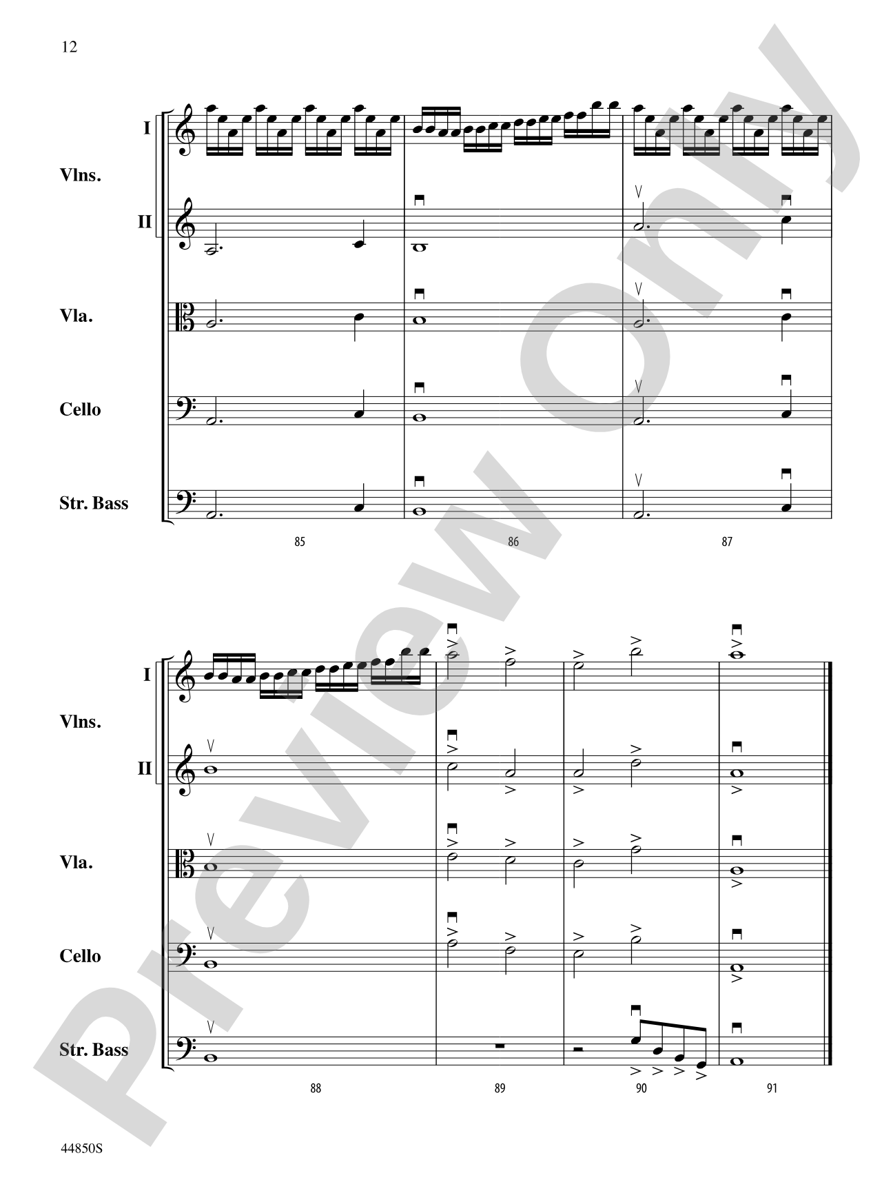 Lost Horizon: String Orchestra Conductor Score & Parts