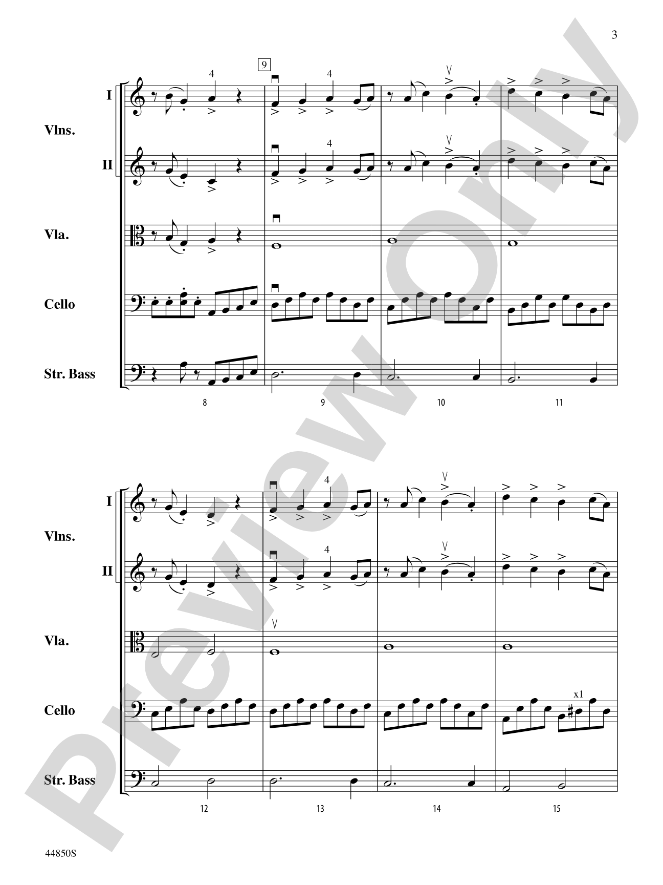 Lost Horizon: String Orchestra Conductor Score & Parts