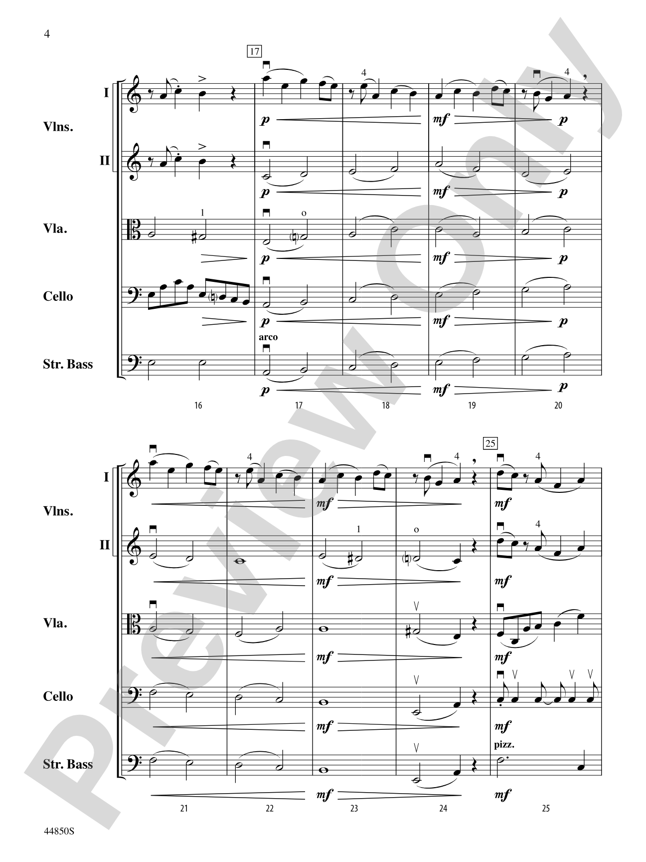 Lost Horizon: String Orchestra Conductor Score & Parts