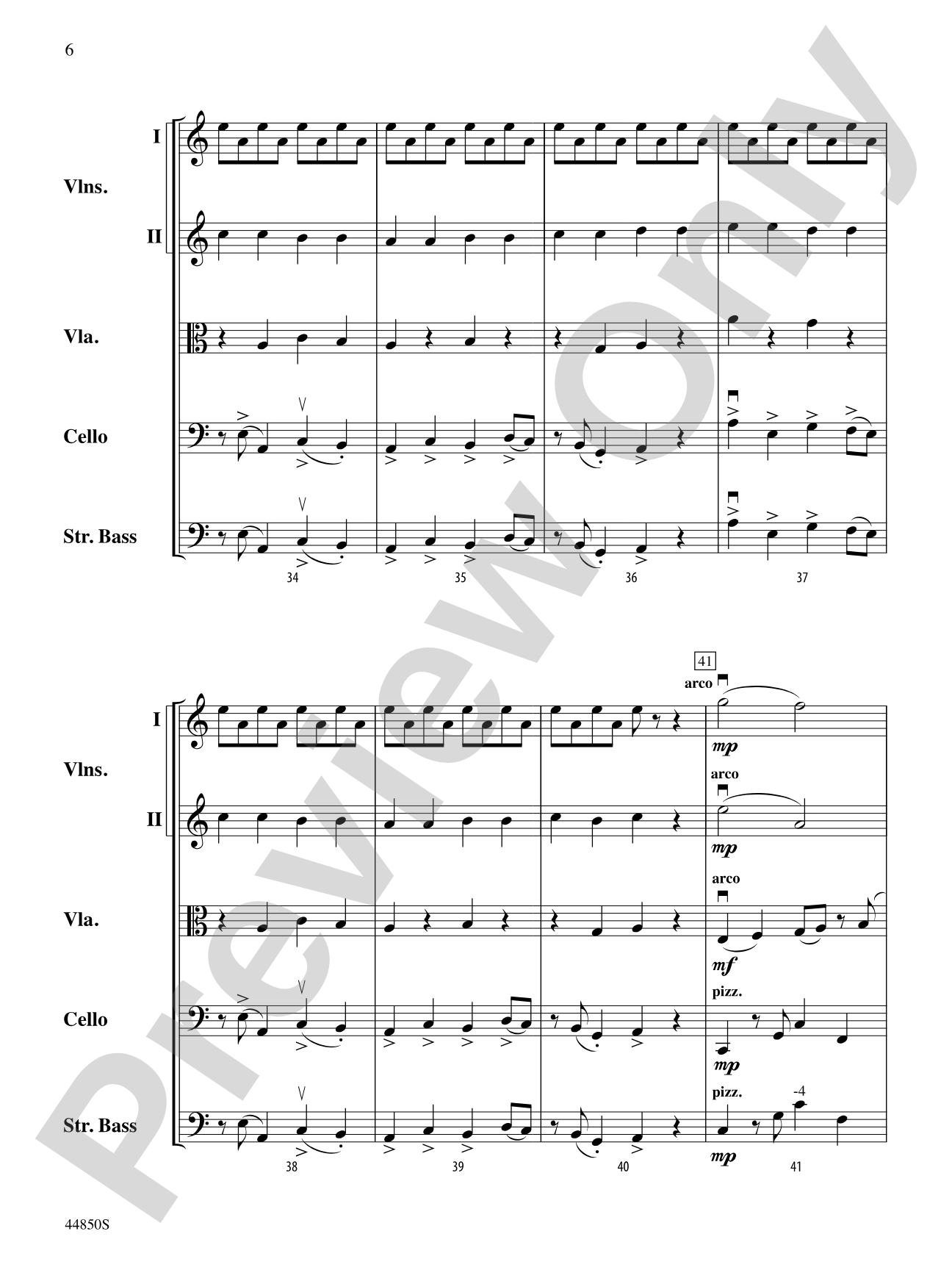 Lost Horizon: String Orchestra Conductor Score & Parts