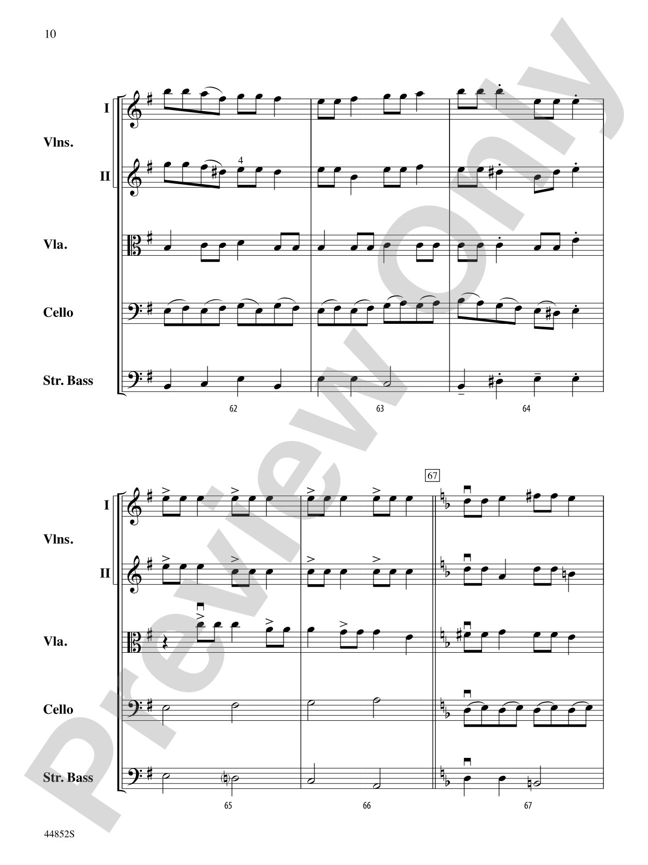 Dreidl Variants: String Orchestra Conductor Score & Parts