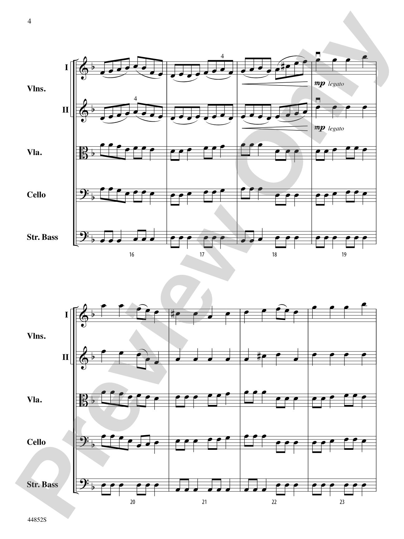 Dreidl Variants: String Orchestra Conductor Score & Parts