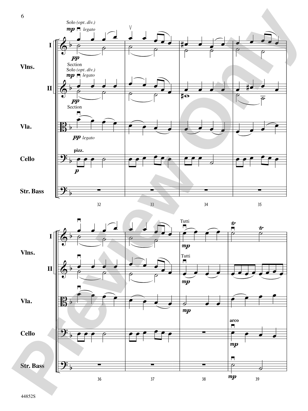 Dreidl Variants: String Orchestra Conductor Score & Parts
