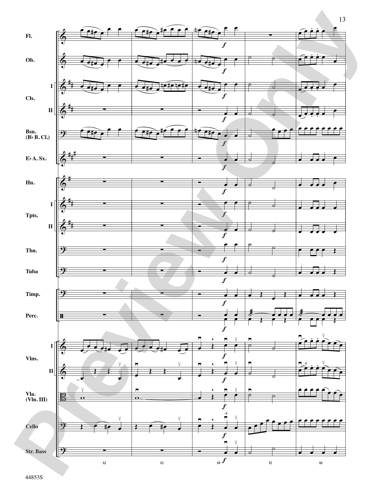 Symphony No. 36, The "Linz": Full Orchestra Conductor Score & Parts