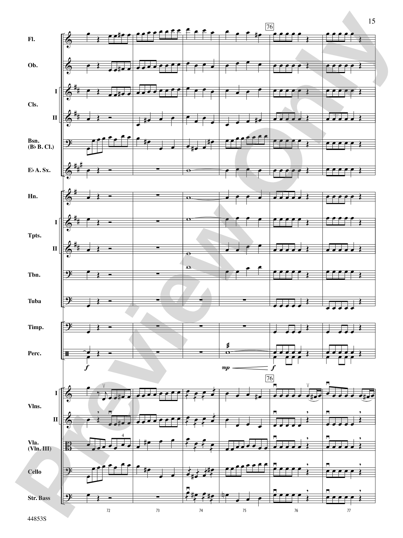 Symphony No. 36, The "Linz": Full Orchestra Conductor Score & Parts