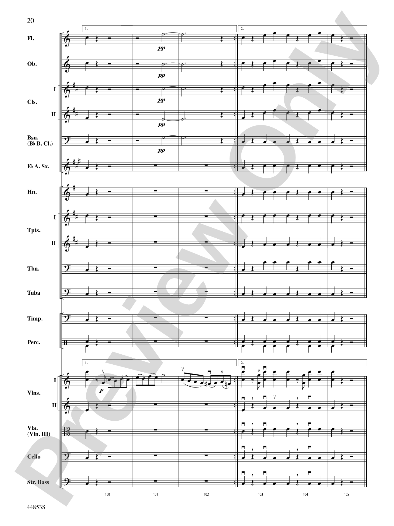 Symphony No. 36, The "Linz": Full Orchestra Conductor Score & Parts